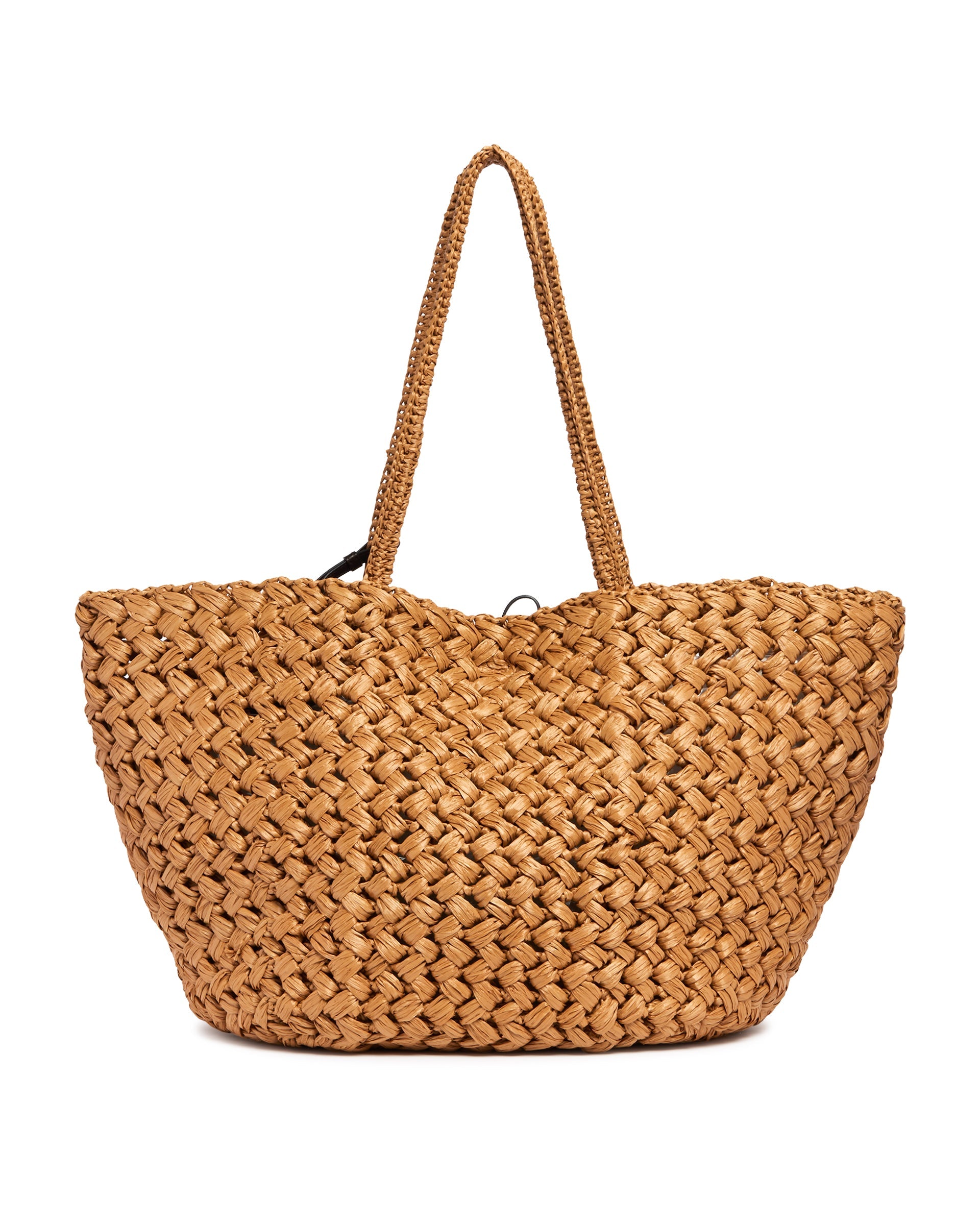 Beige Raffia Tote The row – Гарантія оригінальності – боковий вид