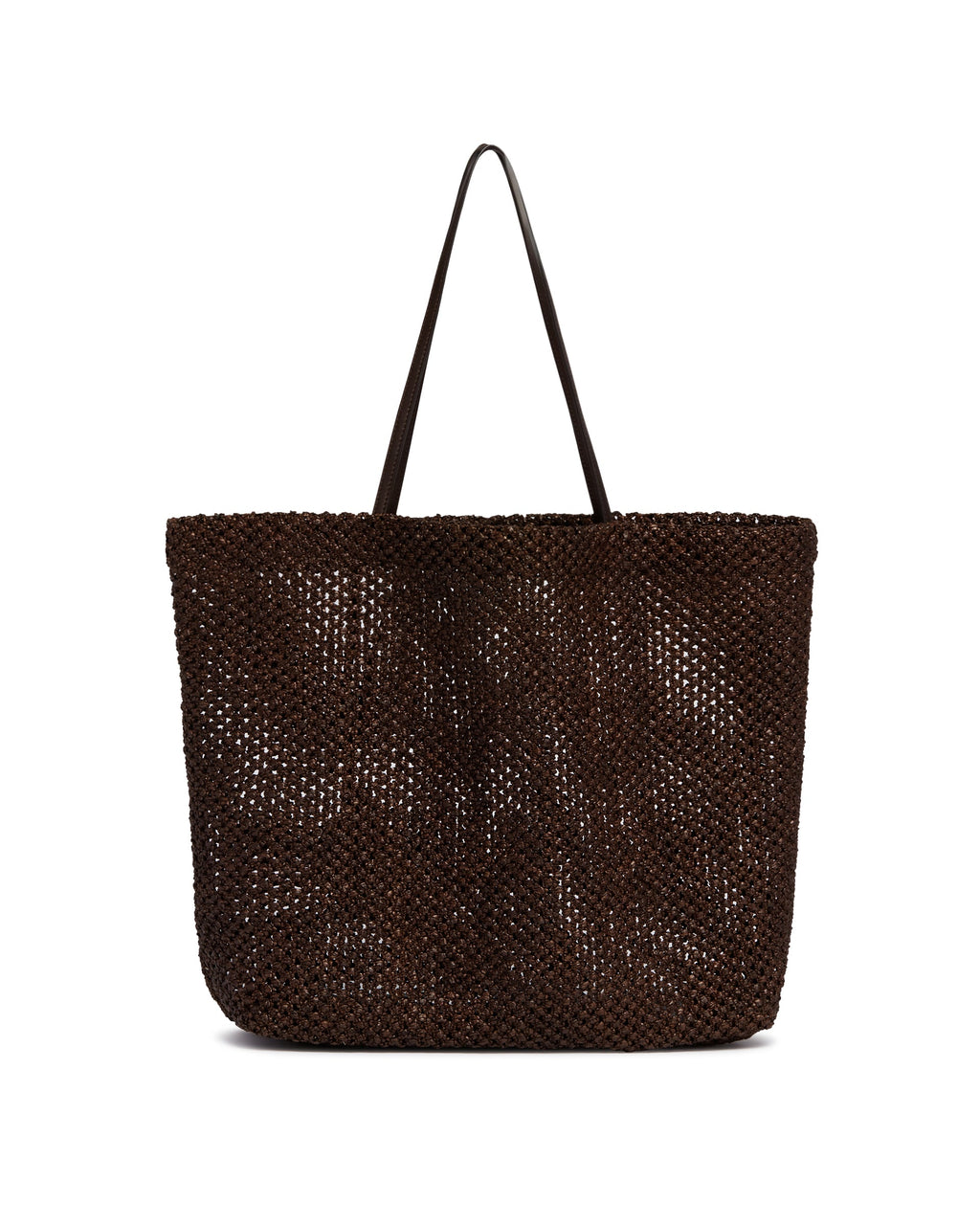 Оригінальна Brown Barn Raffia Bag The row – боковий вид