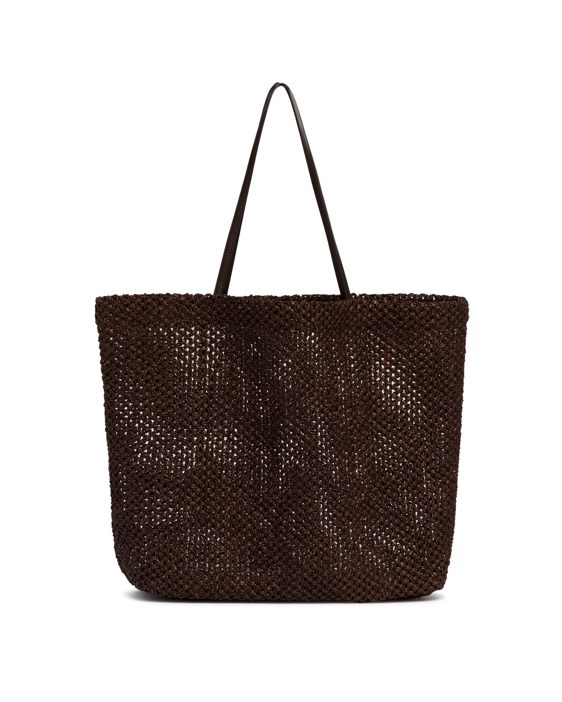 Оригінальна Brown Barn Raffia Bag The row – боковий вид