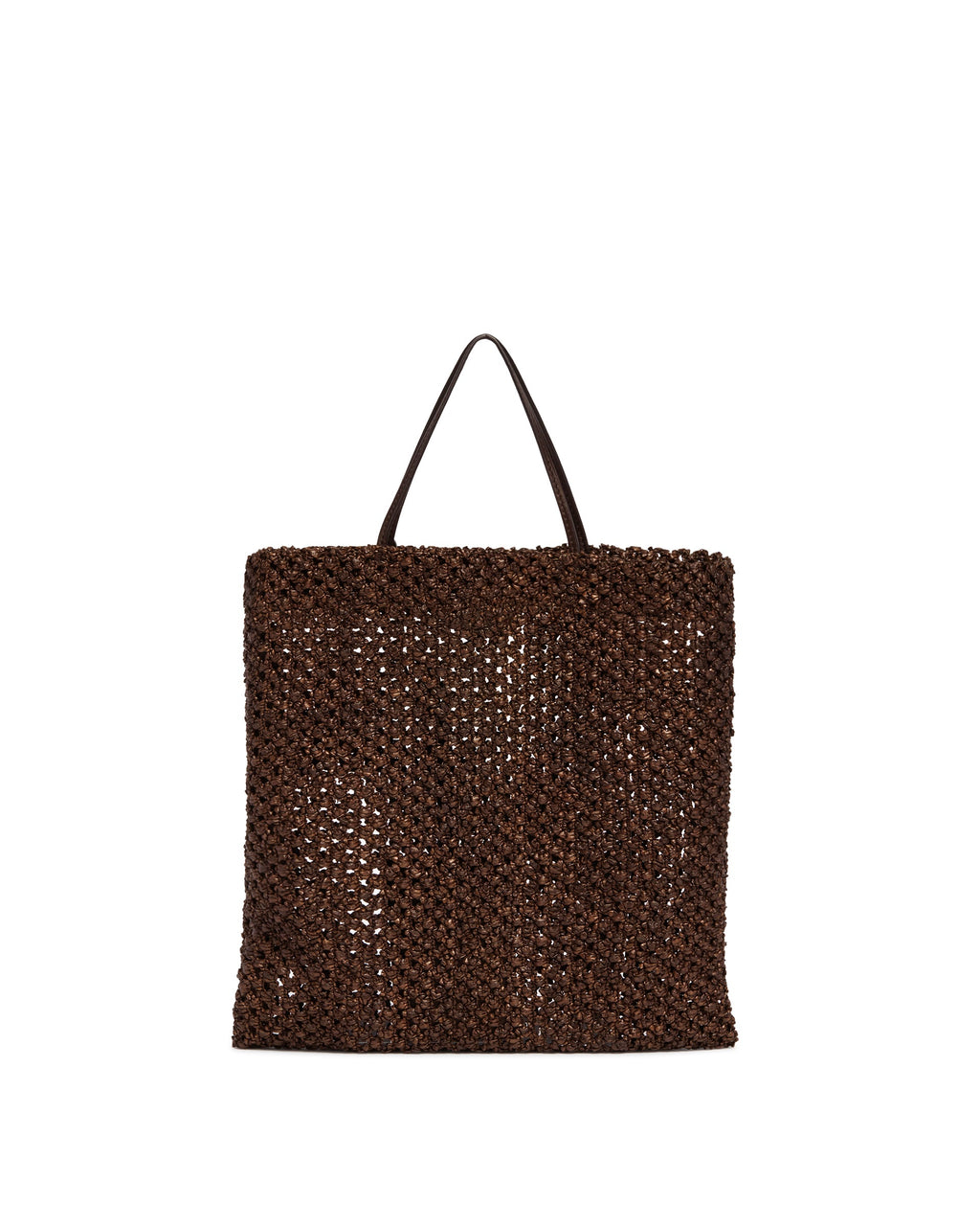 Brown Woven Raffia Bag The row – Гарантія оригінальності – боковий вид