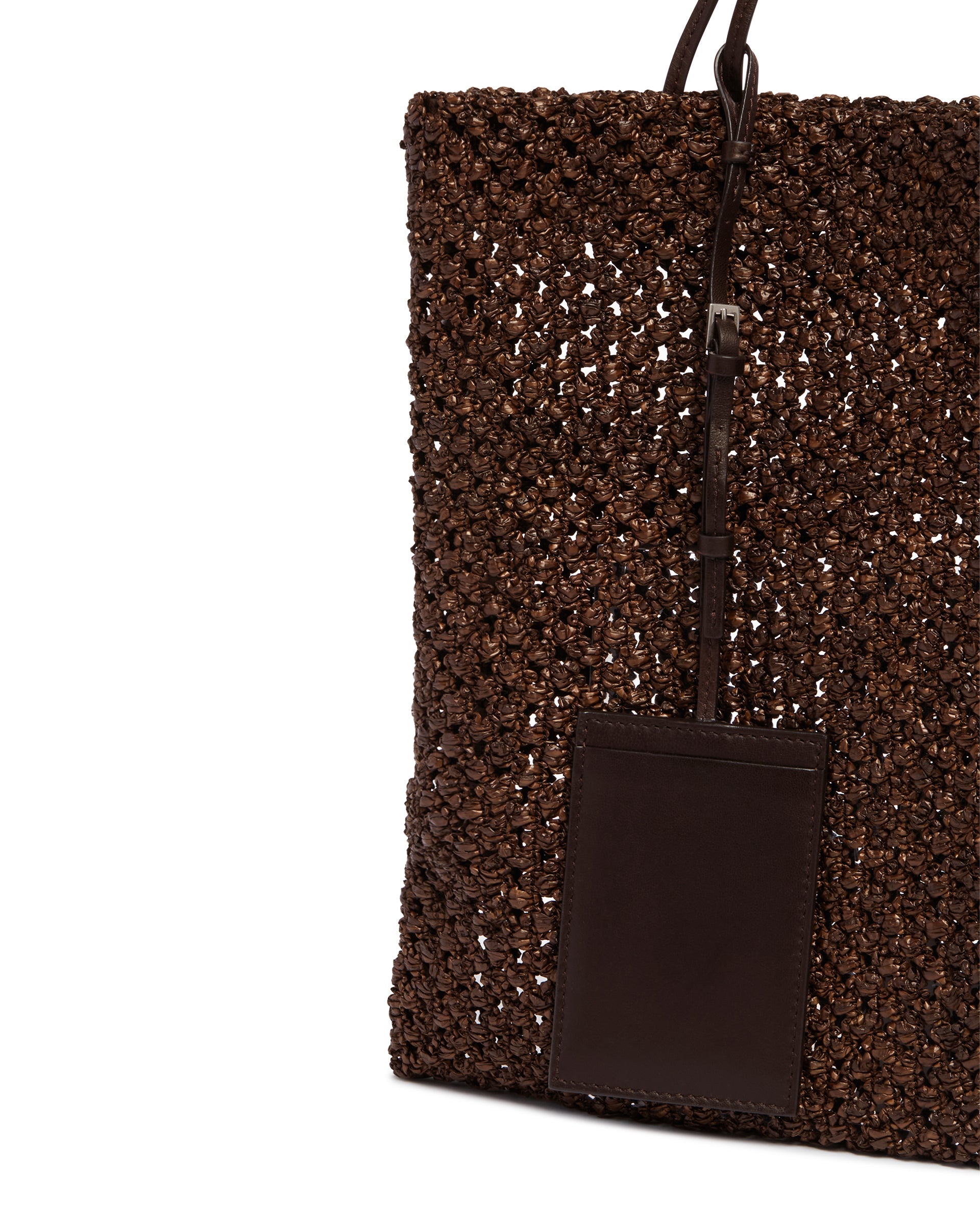 Brown Woven Raffia Bag The row – Гарантія оригінальності – збільшений вид