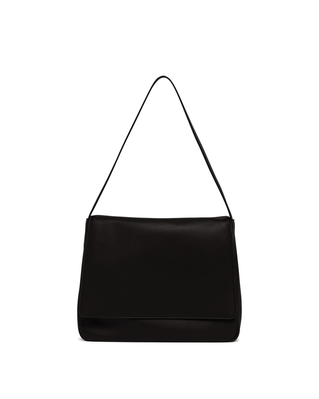 Оригінальна Black Nan Leather Shoulder Bag The row – боковий вид
