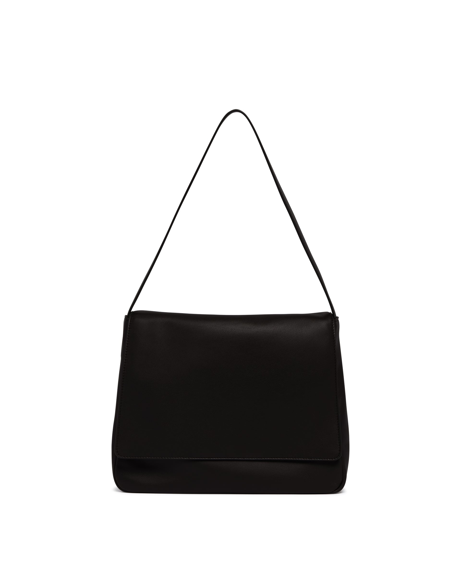 Оригінальна Black Nan Leather Shoulder Bag The row – боковий вид