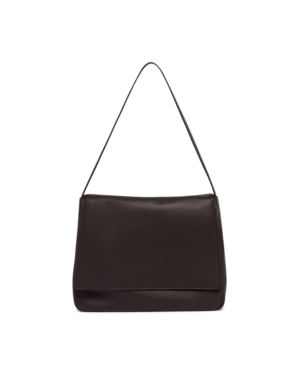 Brown Nan Leather Shoulder Bag The row оригінал – Купити в Україні – вид ззаду