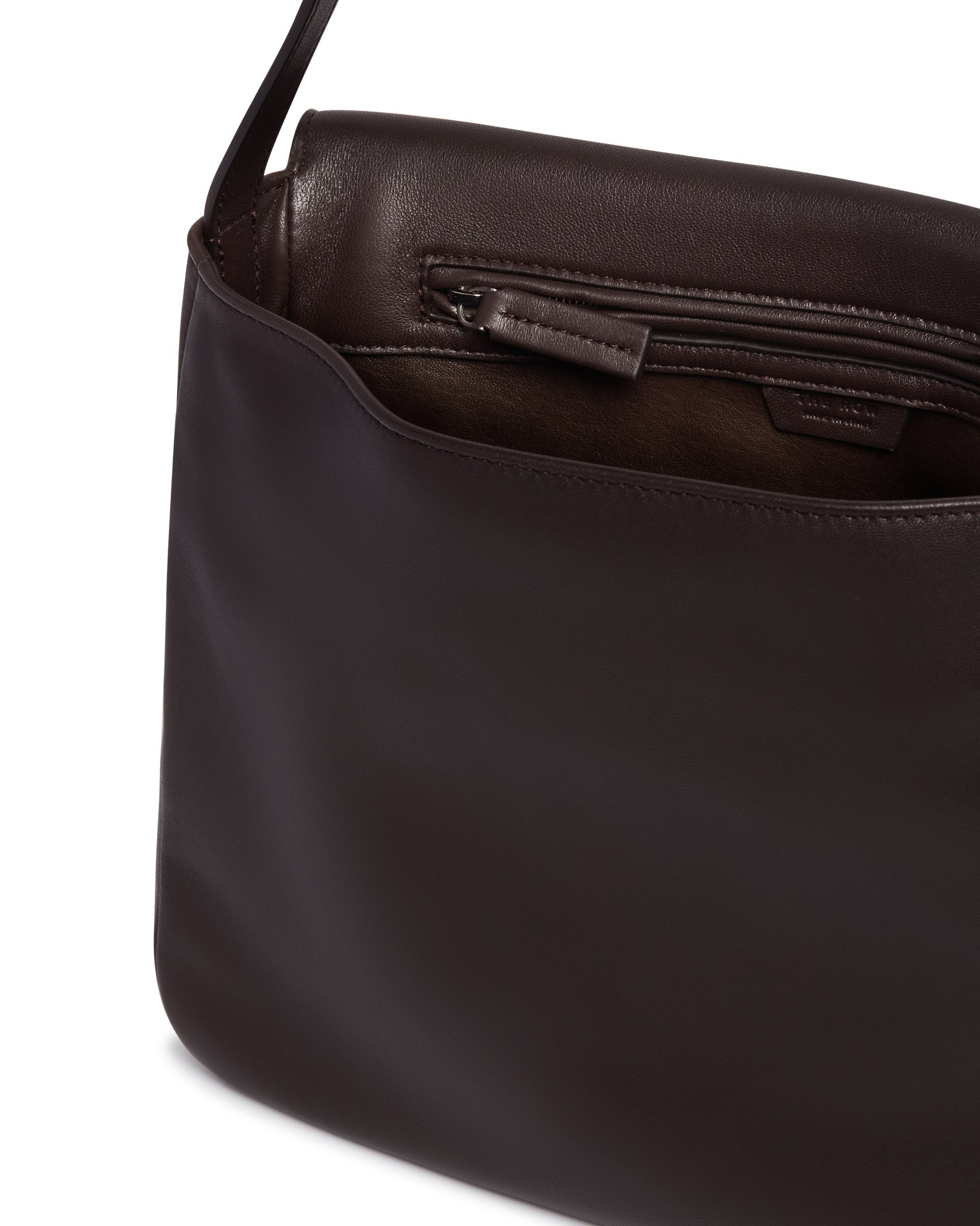 Brown Nan Leather Shoulder Bag The row оригінал – Купити в Україні – збільшений вид