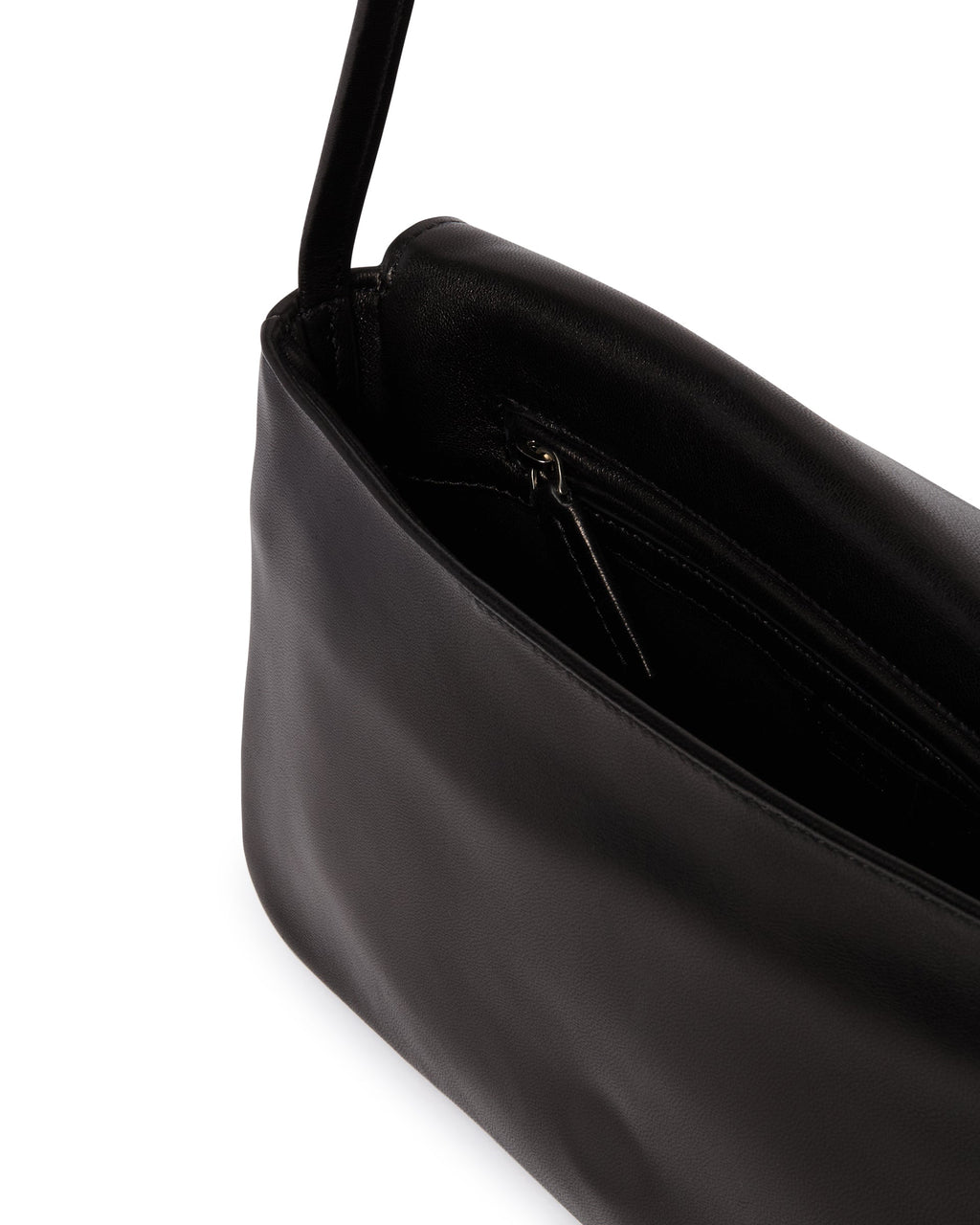 Оригінальна Black Leather Shoulder Bag The row – збільшений вид