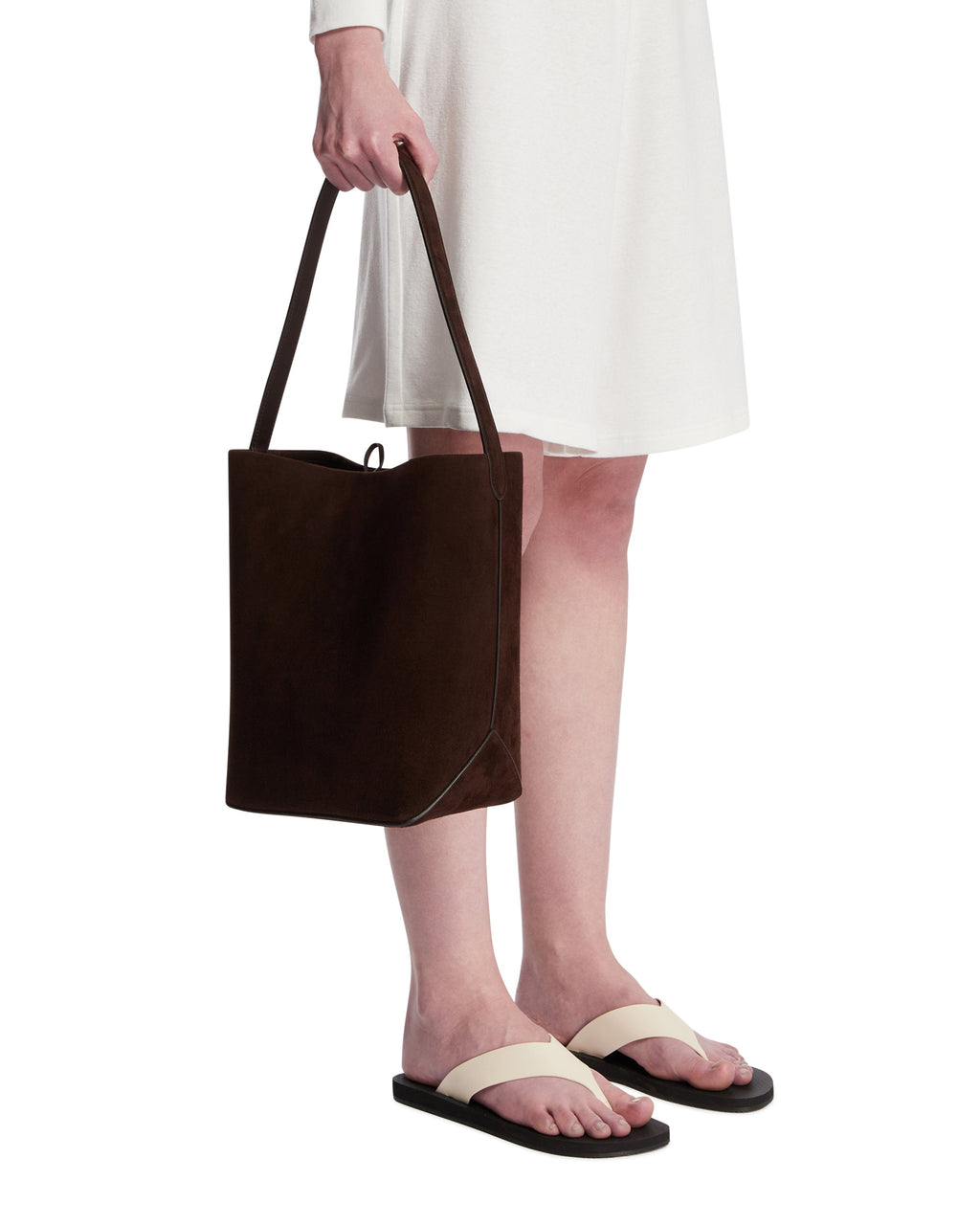 Brown Suede N The row – Гарантія оригінальності – детальний вид
