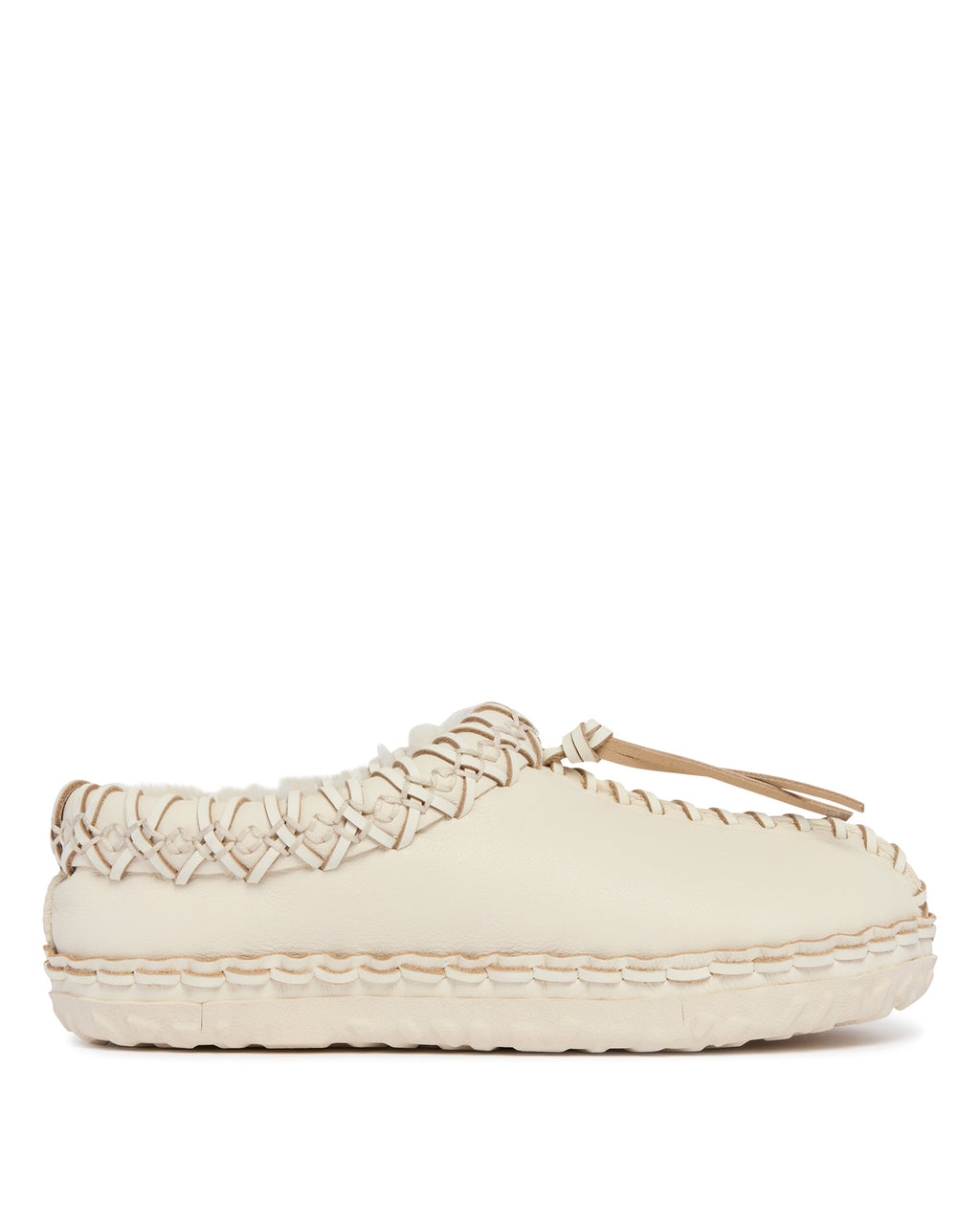 White Tasman Albite Slippers Ugg – Гарантія оригінальності – боковий вид