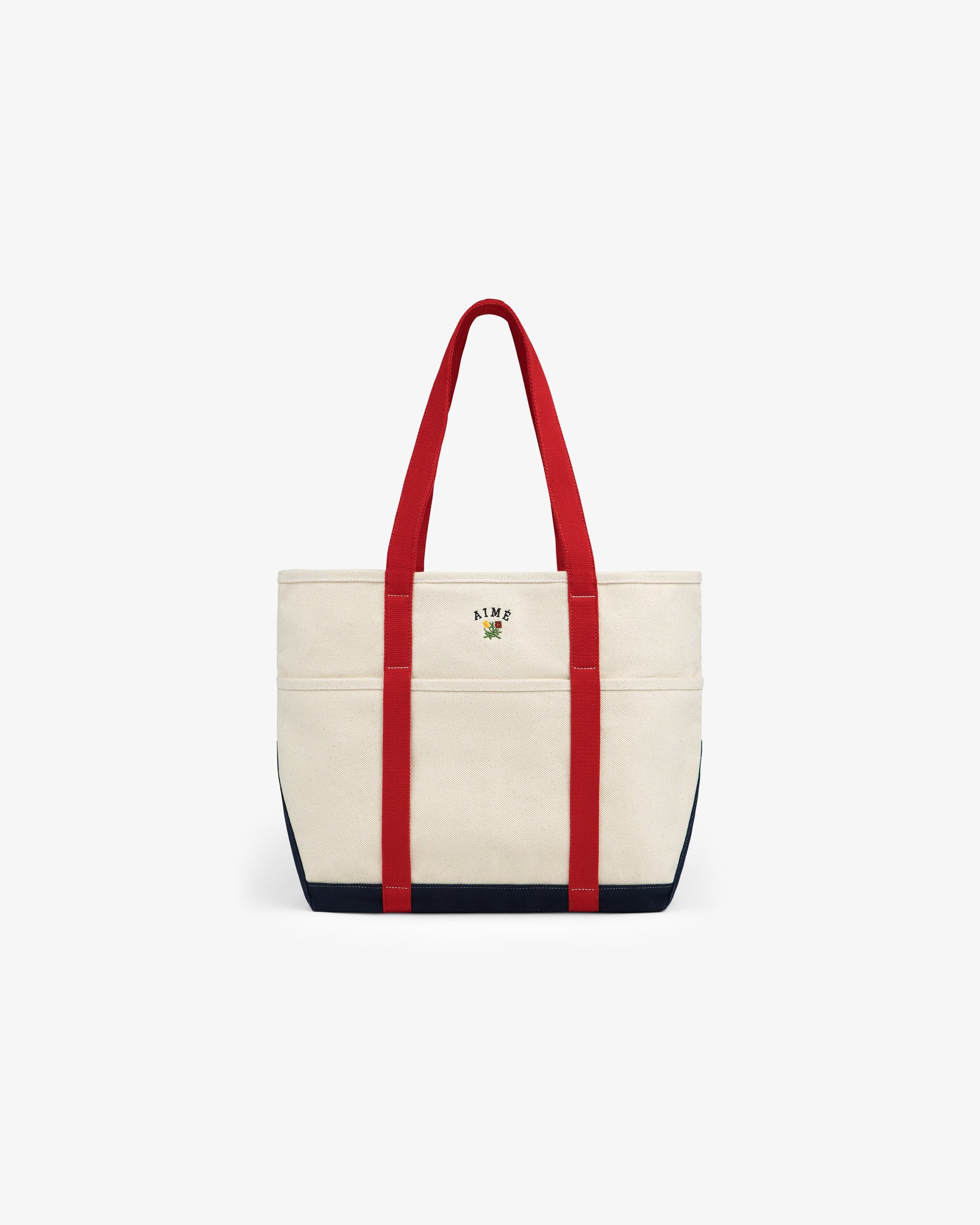 Оригінальна Large Crest Contrast Tote Bag Aime leon dore – вид ззаду