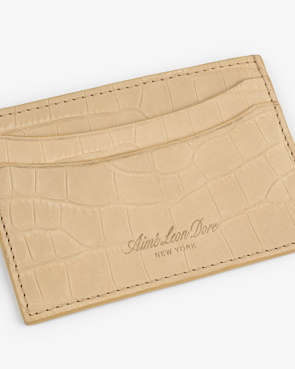 Croc-Embossed Nubuck Cardholder Aime leon dore оригінал – Купити в Україні – збільшений вид