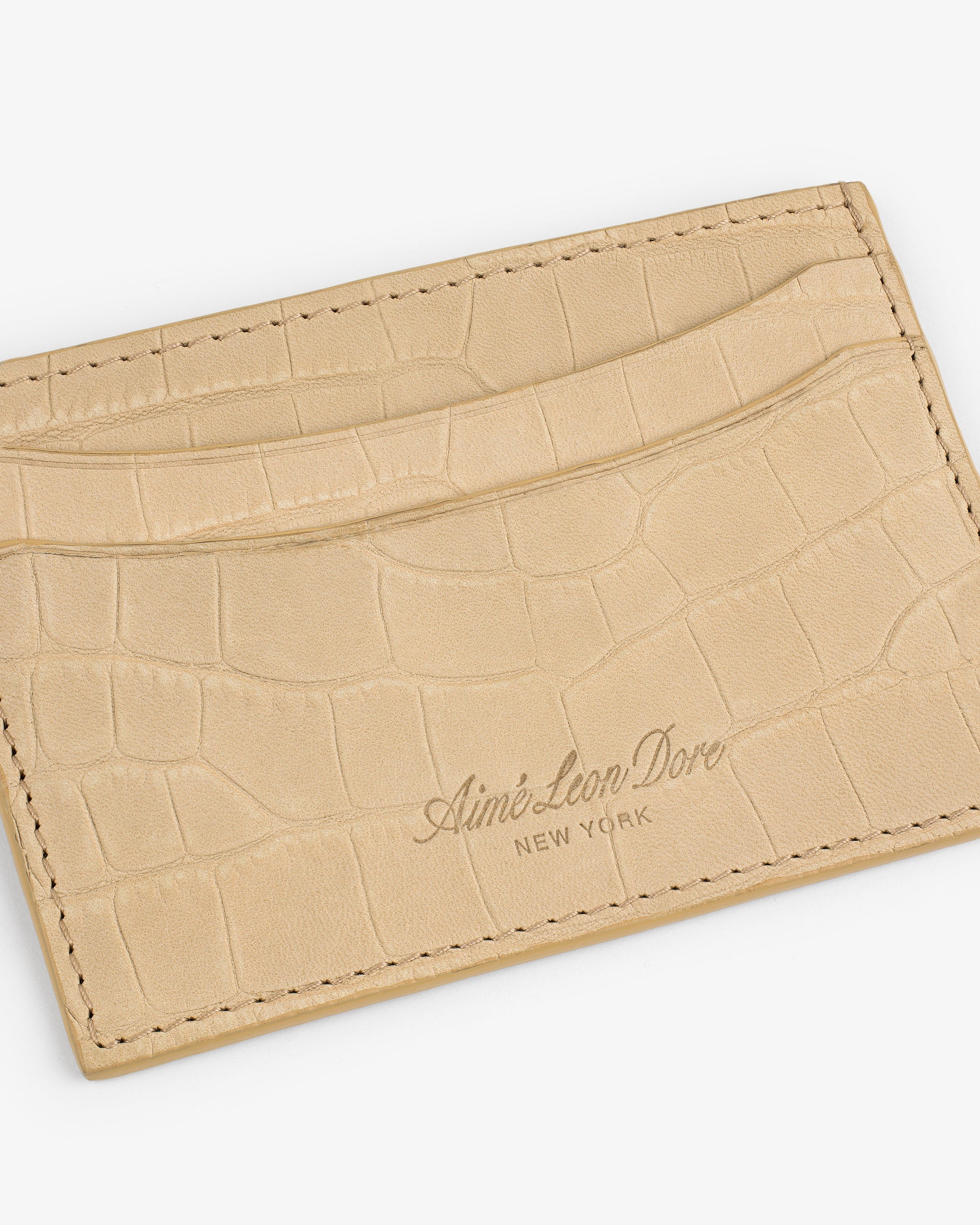 Croc-Embossed Nubuck Cardholder Aime leon dore оригінал – Купити в Україні – збільшений вид
