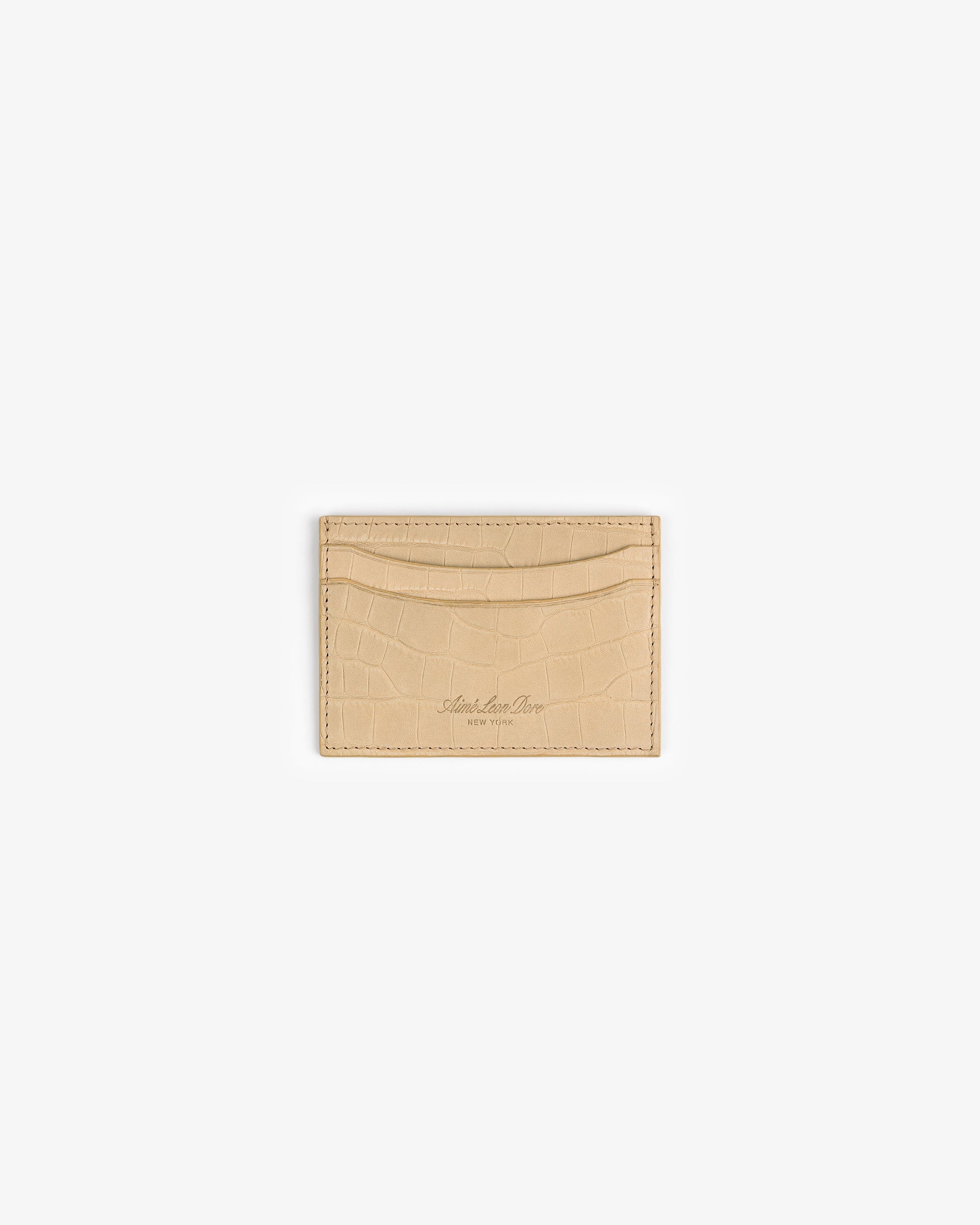 Croc-Embossed Nubuck Cardholder Aime leon dore оригінал – Купити в Україні – вид ззаду
