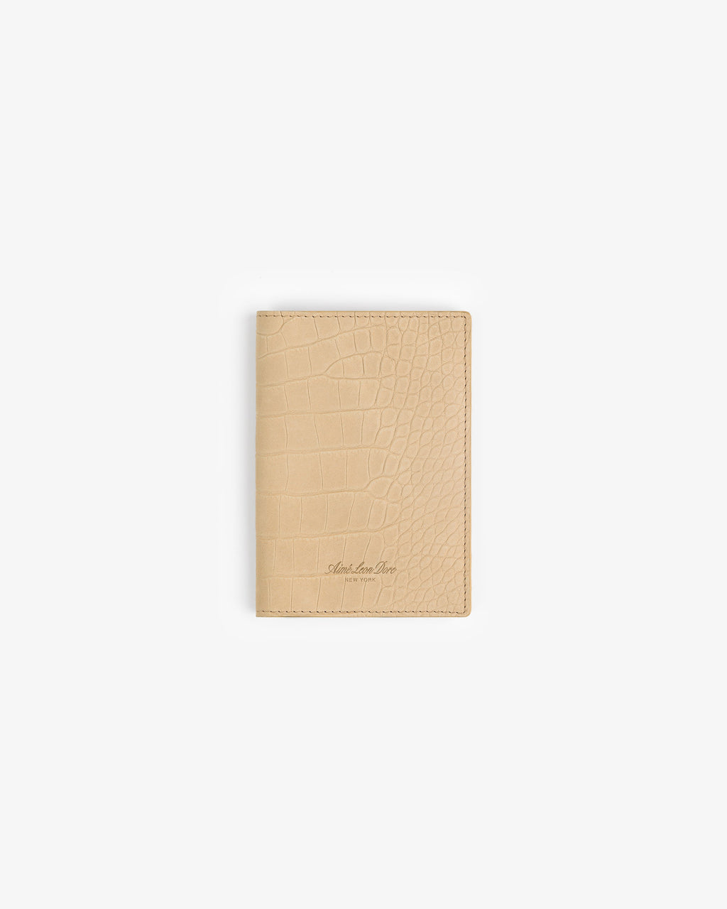 Оригінальна Croc-Embossed Nubuck Passport Holder Aime leon dore – вид ззаду