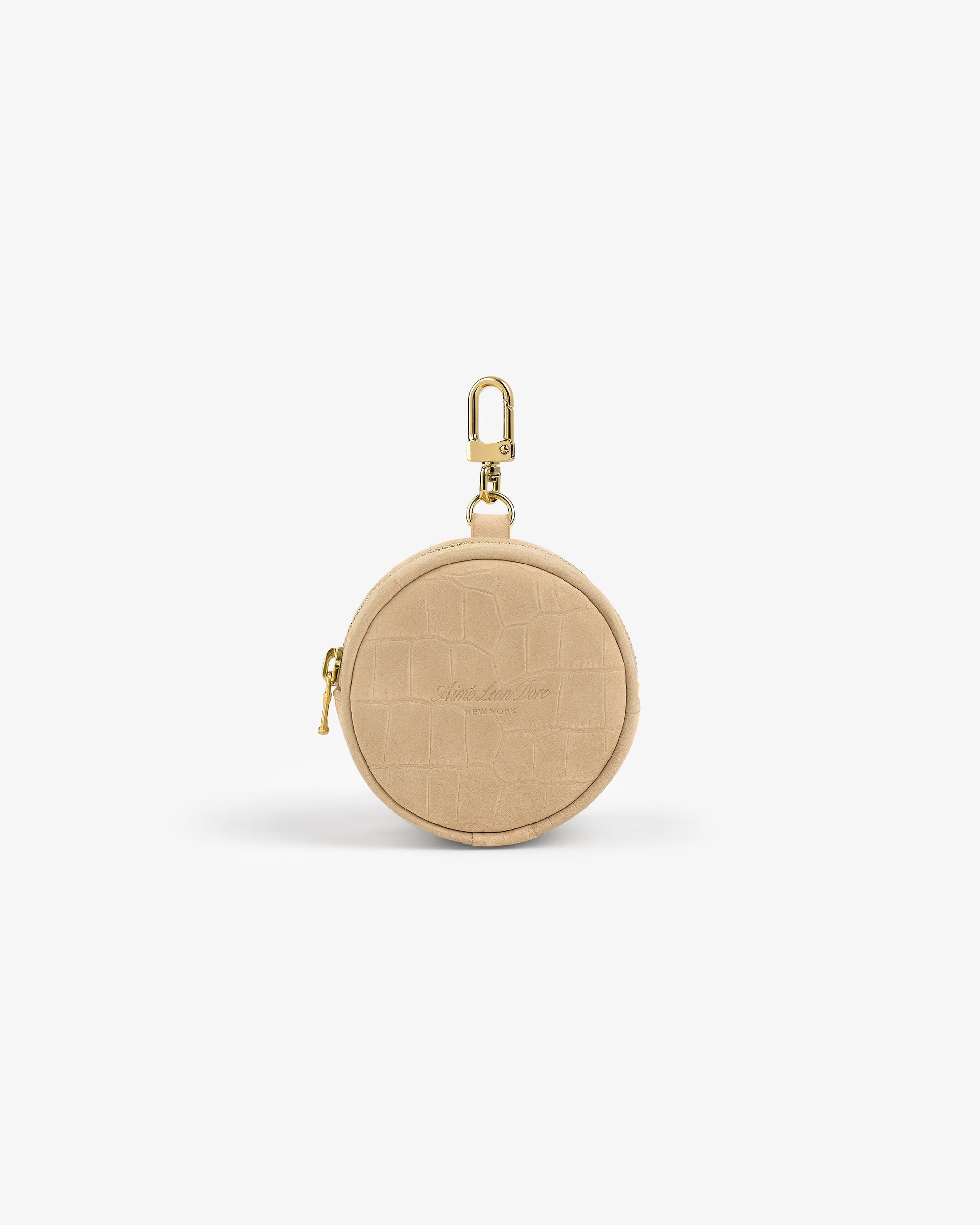 Оригінальна Croc-Embossed Nubuck Keychain Pouch Aime leon dore – вид ззаду