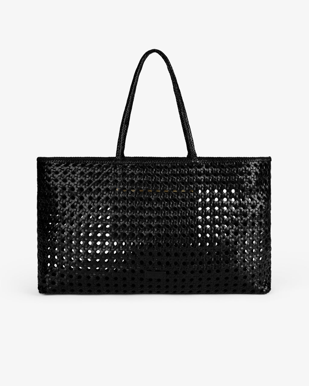 Оригінальна Woven Leather Tote Bag Aime leon dore – вид ззаду