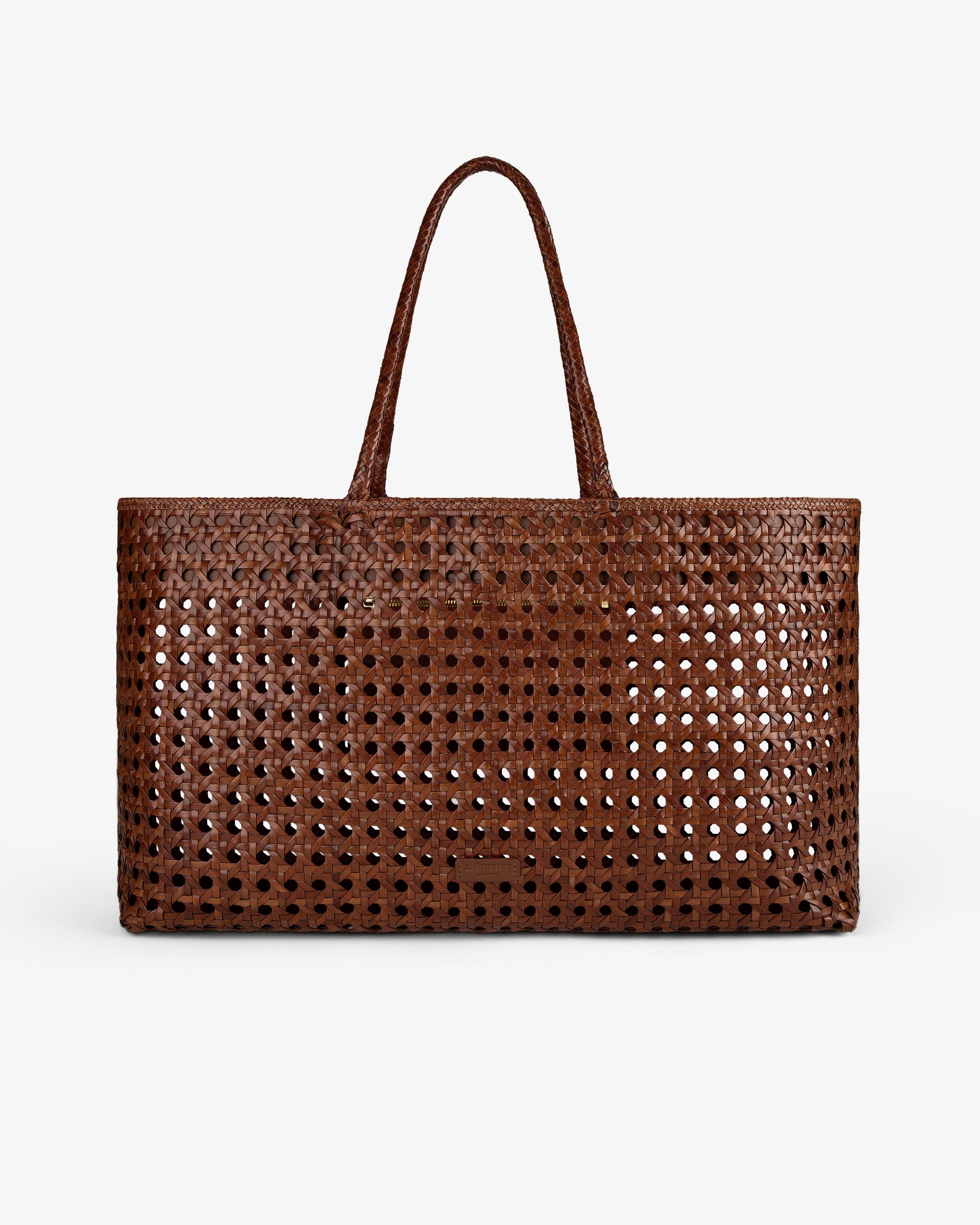 Оригінальна Woven Leather Tote Bag Aime leon dore – вид ззаду