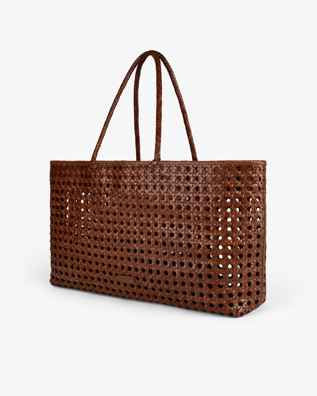 Оригінальна Woven Leather Tote Bag Aime leon dore – збільшений вид