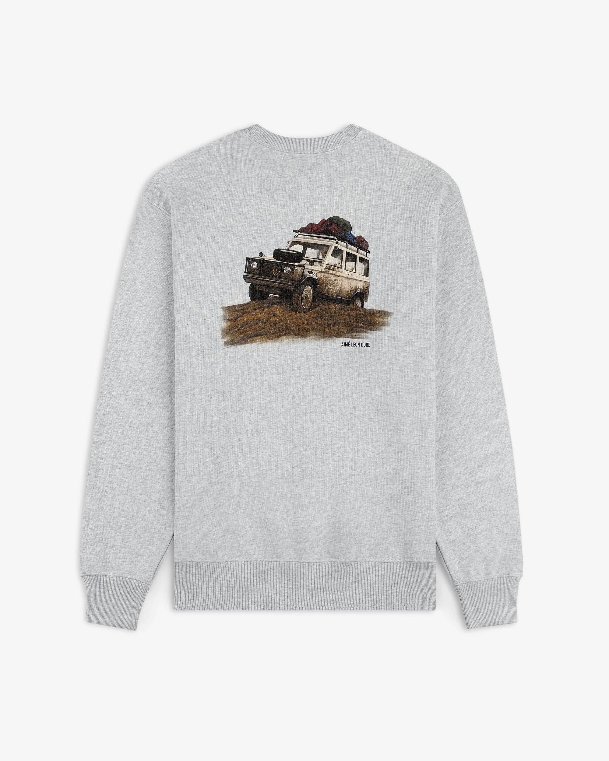 Safari Crewneck Sweatshirt Aime leon dore – Гарантія оригінальності – вид ззаду