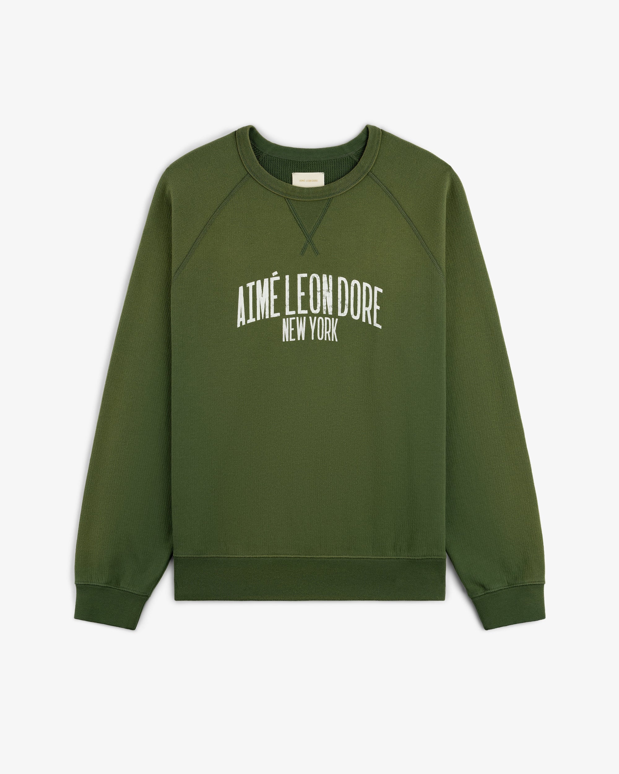 Оригінальна Vintage Washed Crewneck Sweatshirt Aime leon dore – вид ззаду