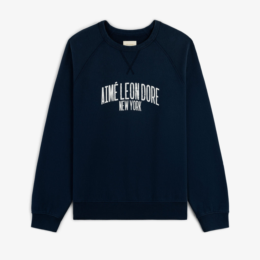 Оригінальна Vintage Washed Crewneck Sweatshirt Aime leon dore – боковий вид