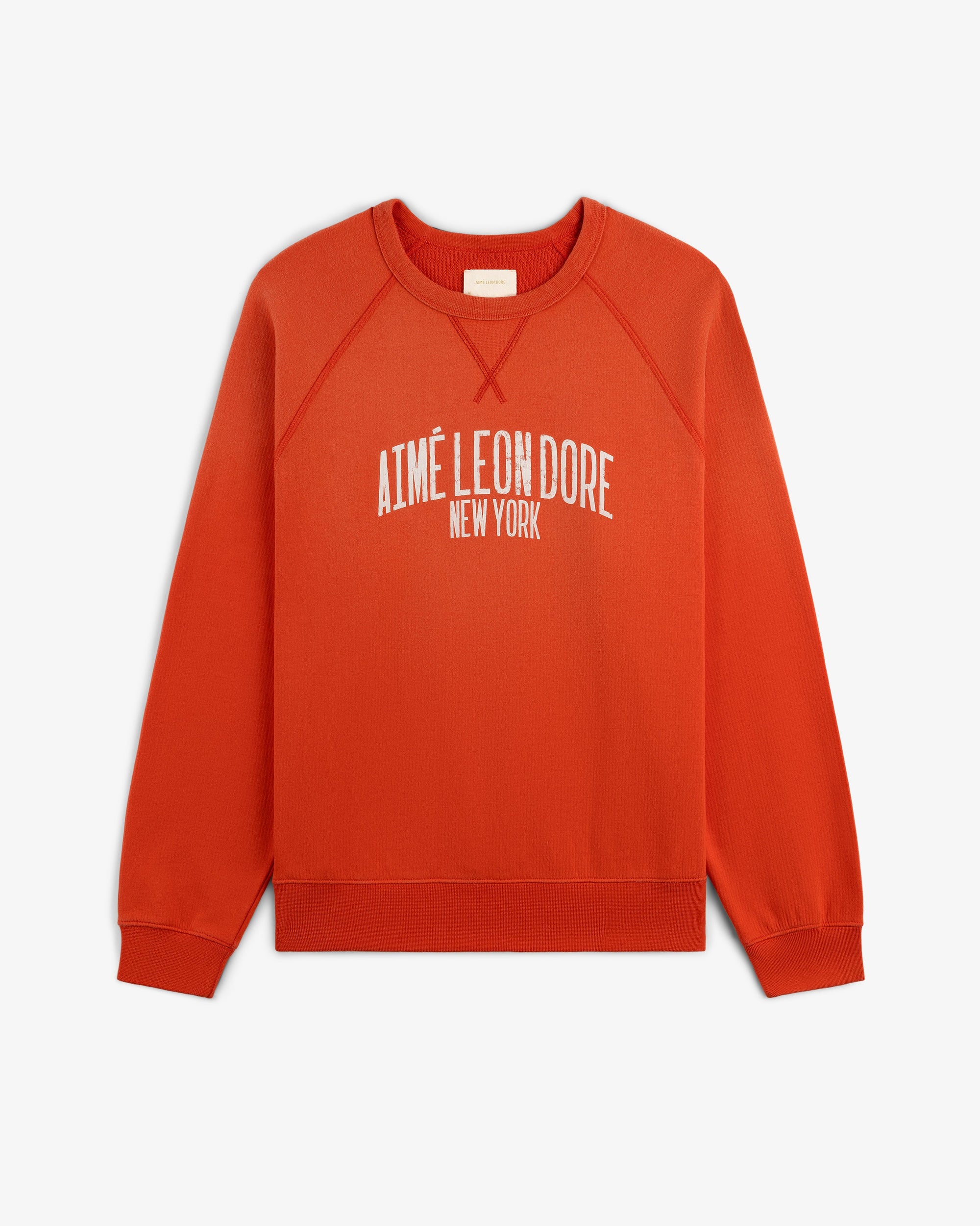Оригінальна Vintage Washed Crewneck Sweatshirt Aime leon dore – вид ззаду