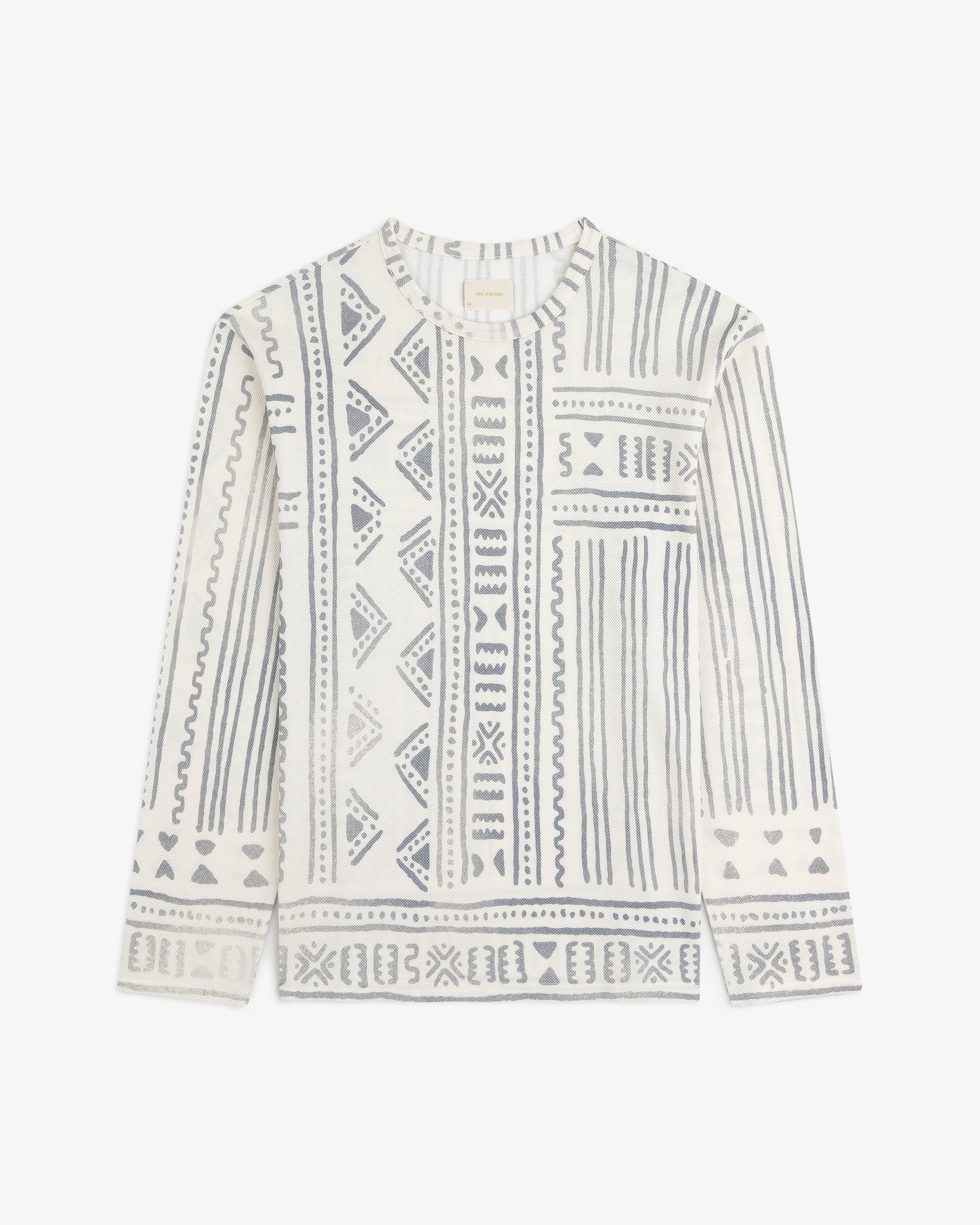 Long-Sleeve Mesh Tapestry Tee Aime leon dore оригінал – Купити в Україні – вид ззаду