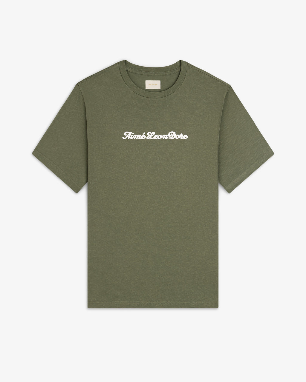 Puff Print Slub Logo Tee Aime leon dore – Гарантія оригінальності – вид ззаду