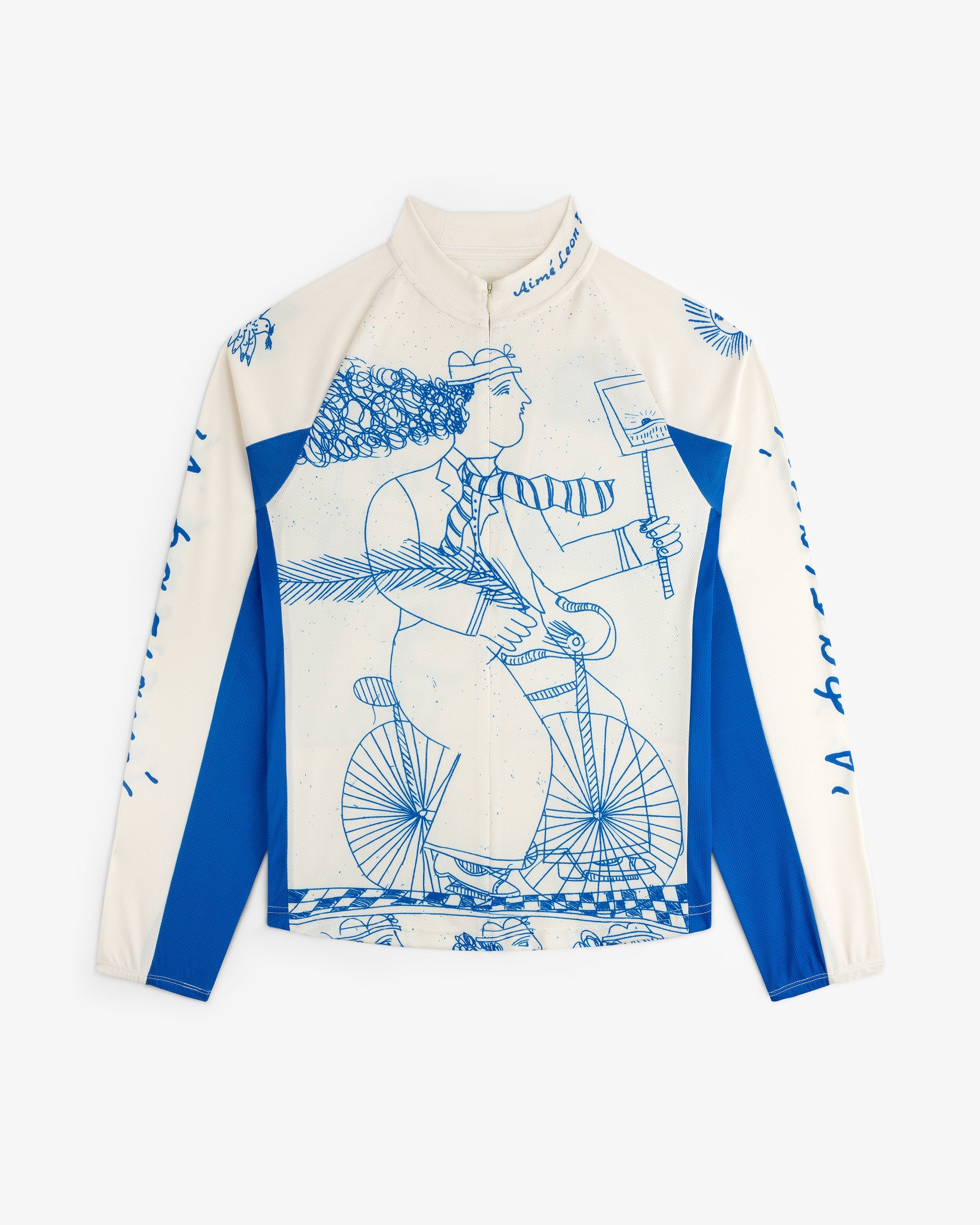 Fassianos Half-Zip Cycling Jersey Aime leon dore – Гарантія оригінальності – вид ззаду