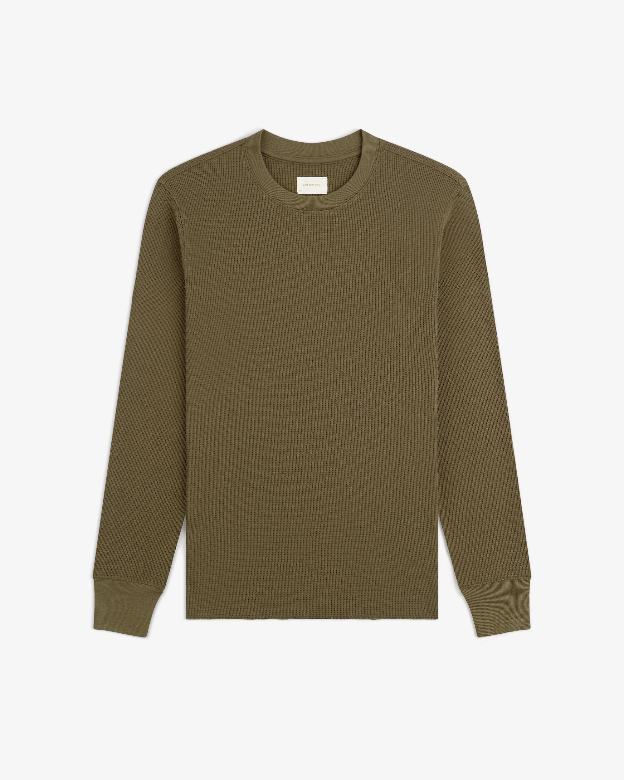 Long-Sleeve Waffle Thermal Aime leon dore оригінал – Купити в Україні – вид ззаду