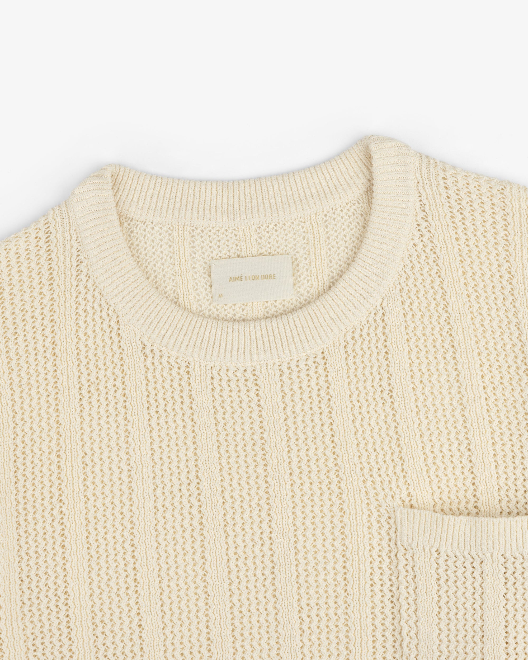 Оригінальна Racking Stitch Crewneck Sweater Aime leon dore – збільшений вид