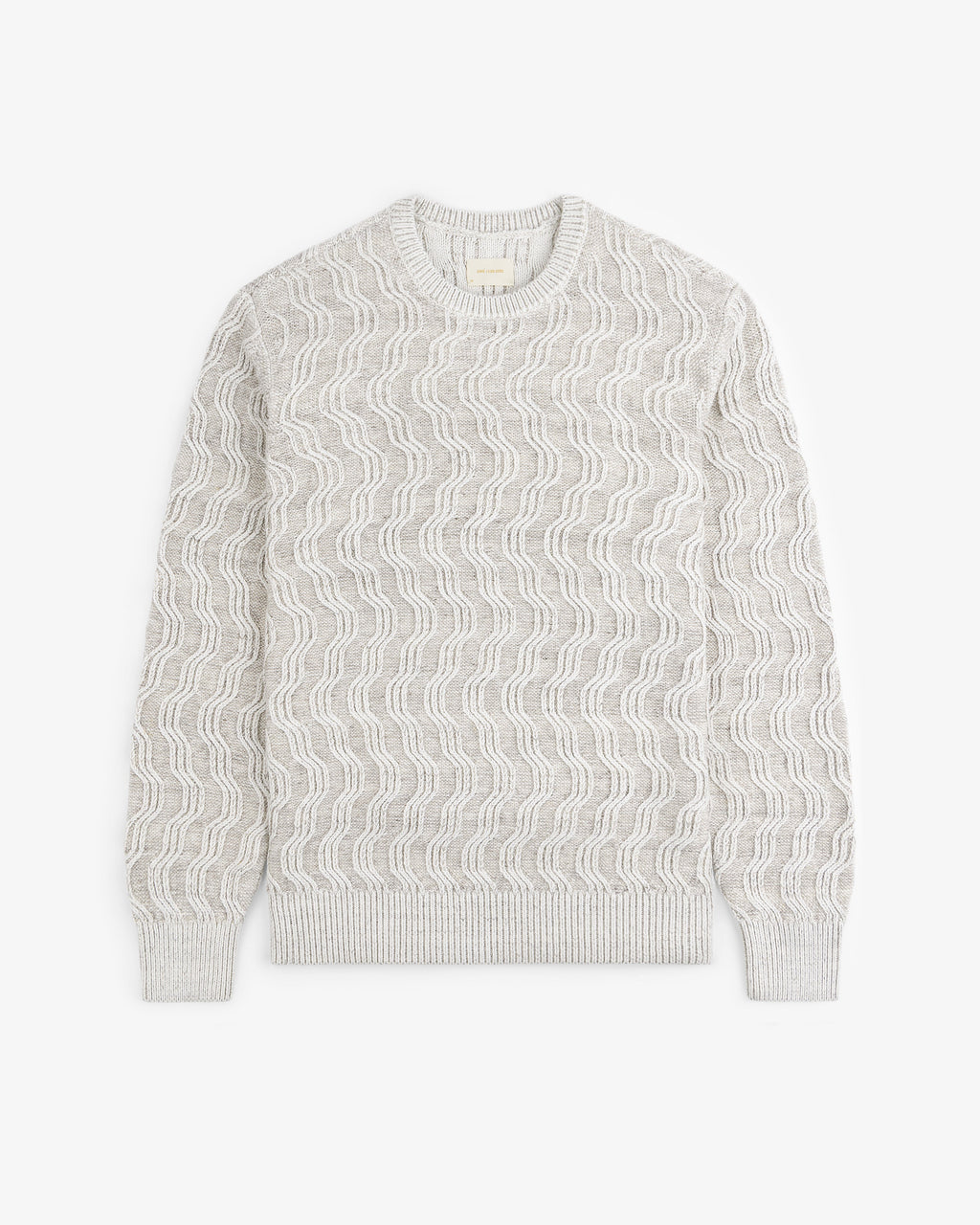 Linen Blend Cable Knit Sweater Aime leon dore – Гарантія оригінальності – вид ззаду