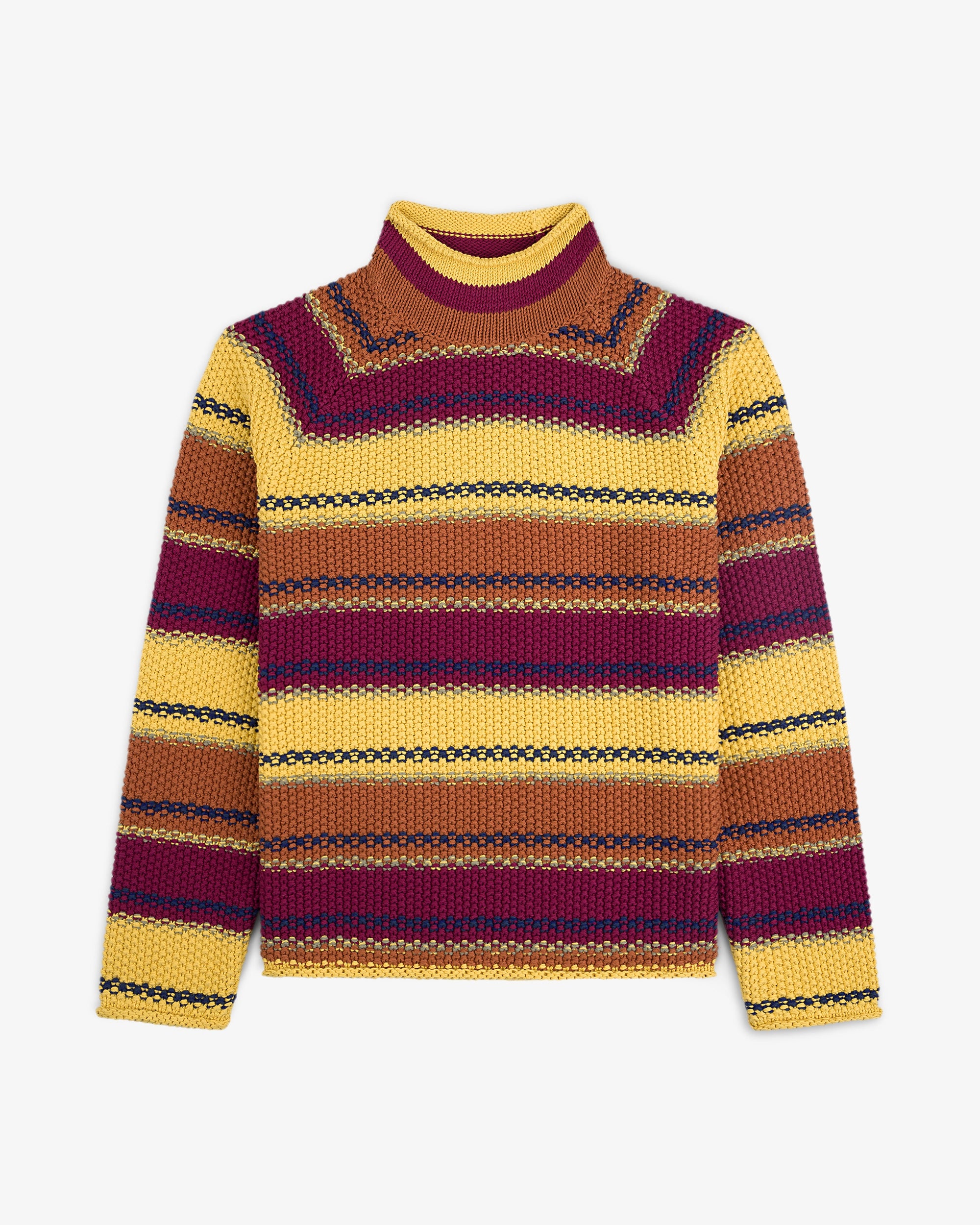 Striped Rollneck Sweater Aime leon dore – Гарантія оригінальності – вид ззаду