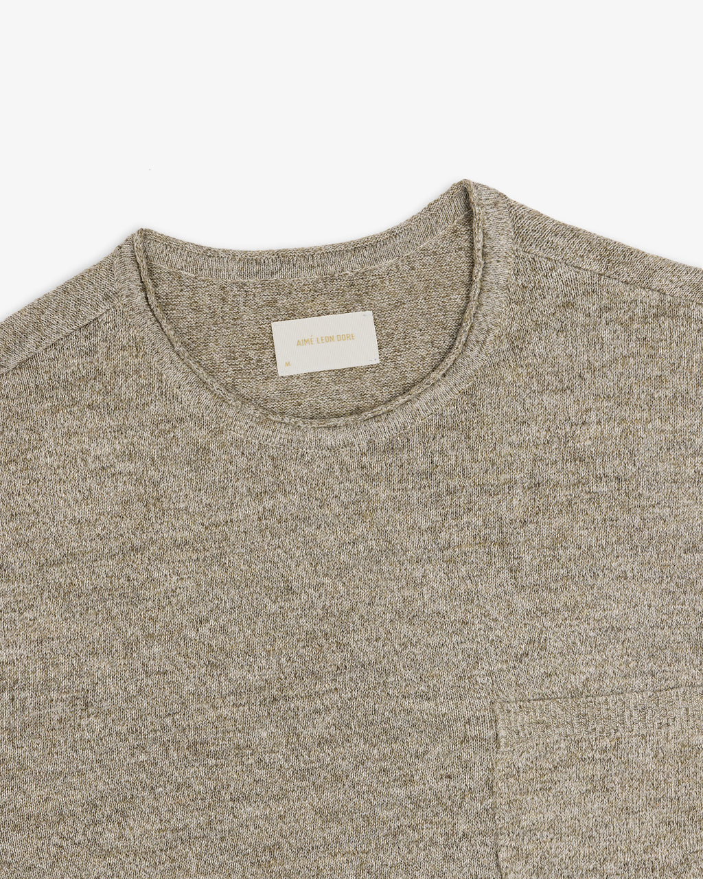 Long-Sleeve Knit Pocket Tee Aime leon dore – Гарантія оригінальності – детальний вид