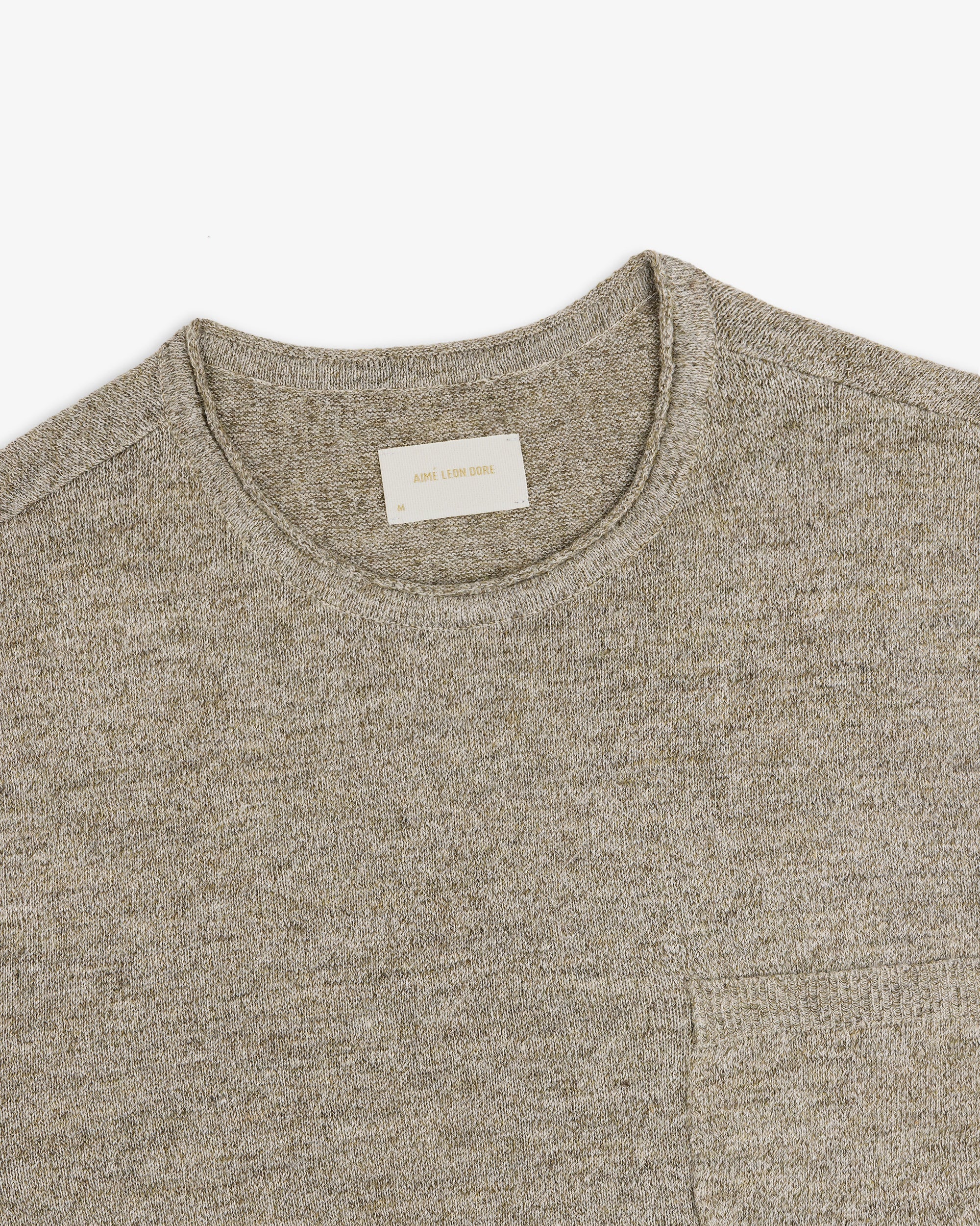 Long-Sleeve Knit Pocket Tee Aime leon dore – Гарантія оригінальності – детальний вид