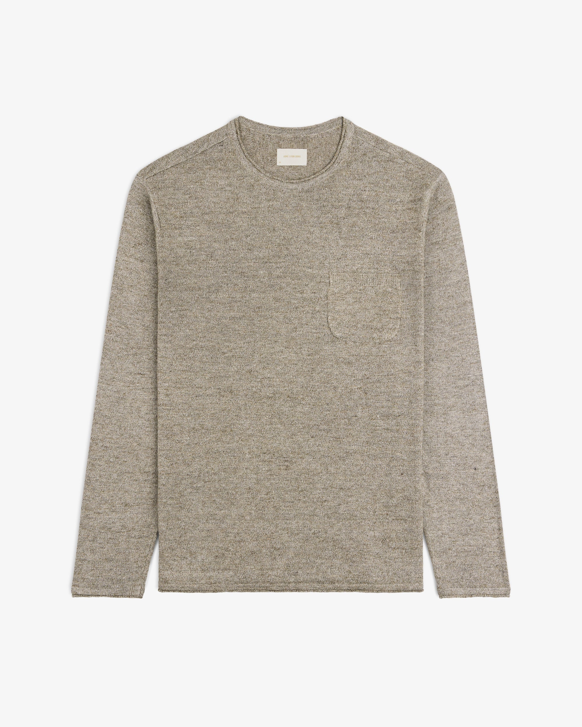 Long-Sleeve Knit Pocket Tee Aime leon dore – Гарантія оригінальності – вид ззаду