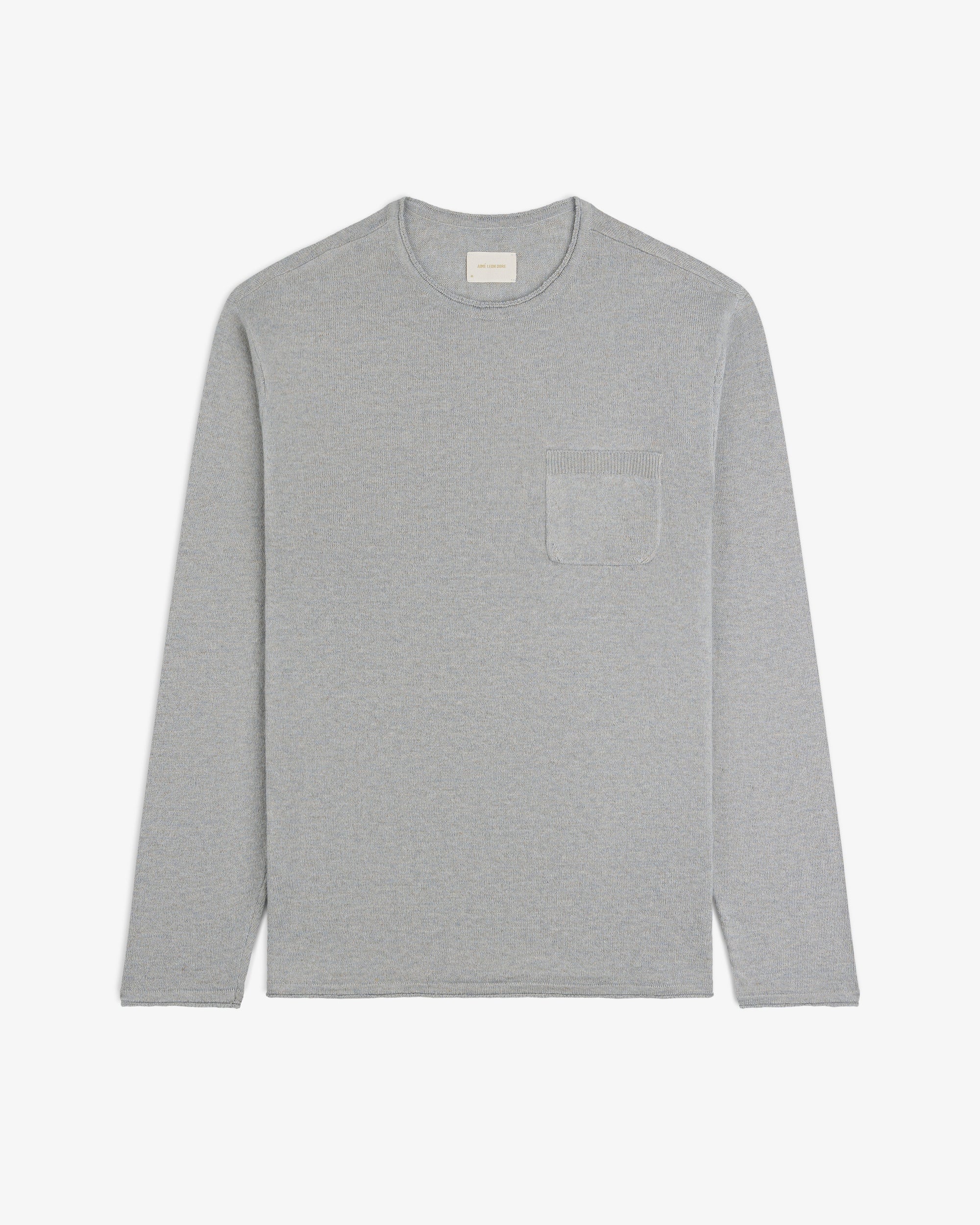 Long-Sleeve Knit Pocket Tee Aime leon dore – Гарантія оригінальності – вид ззаду