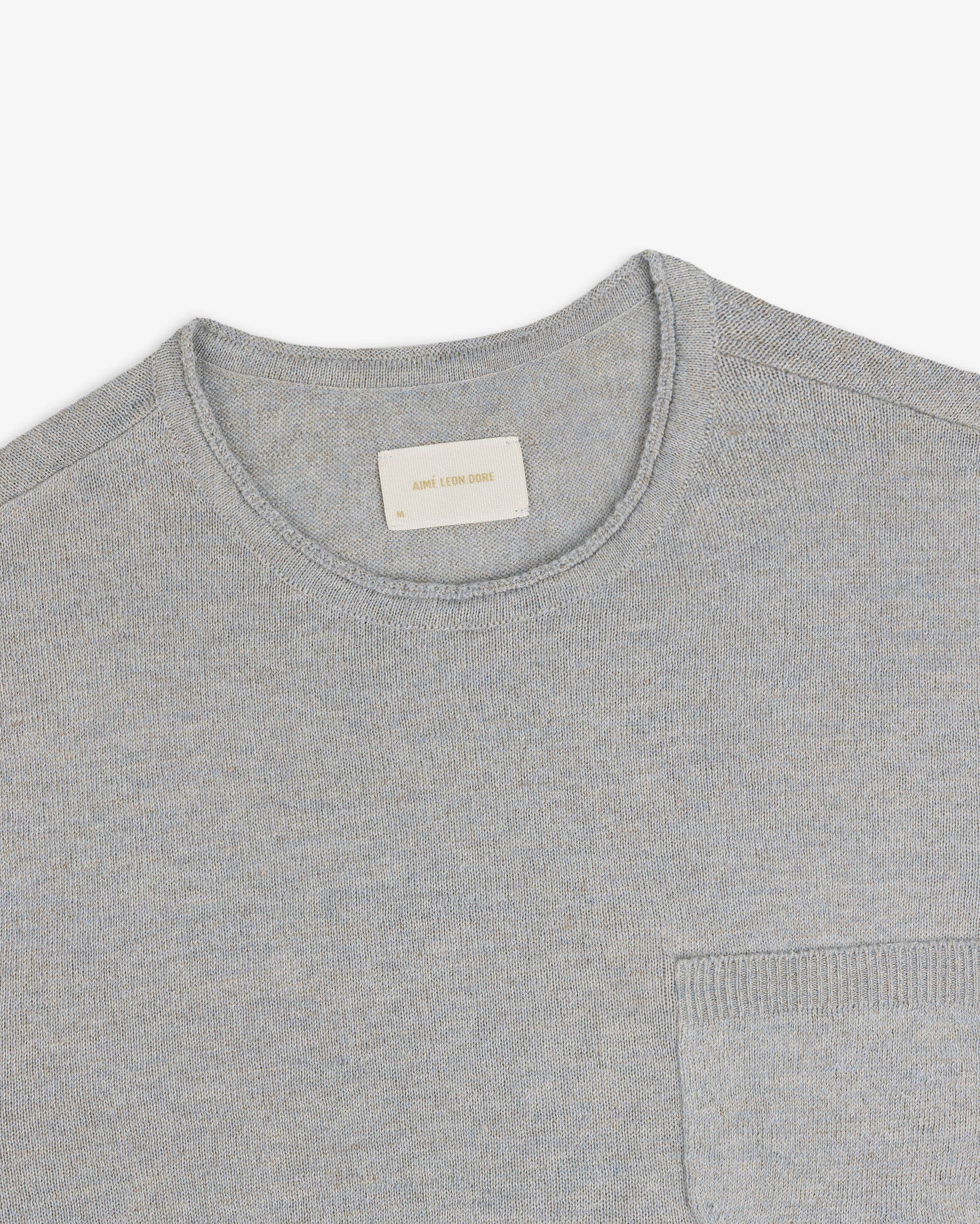 Long-Sleeve Knit Pocket Tee Aime leon dore – Гарантія оригінальності – детальний вид