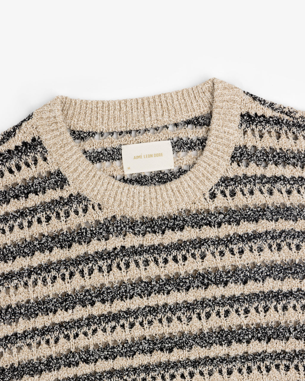 Bouclé Open Knit Crewneck Sweater Aime leon dore – Гарантія оригінальності – збільшений вид