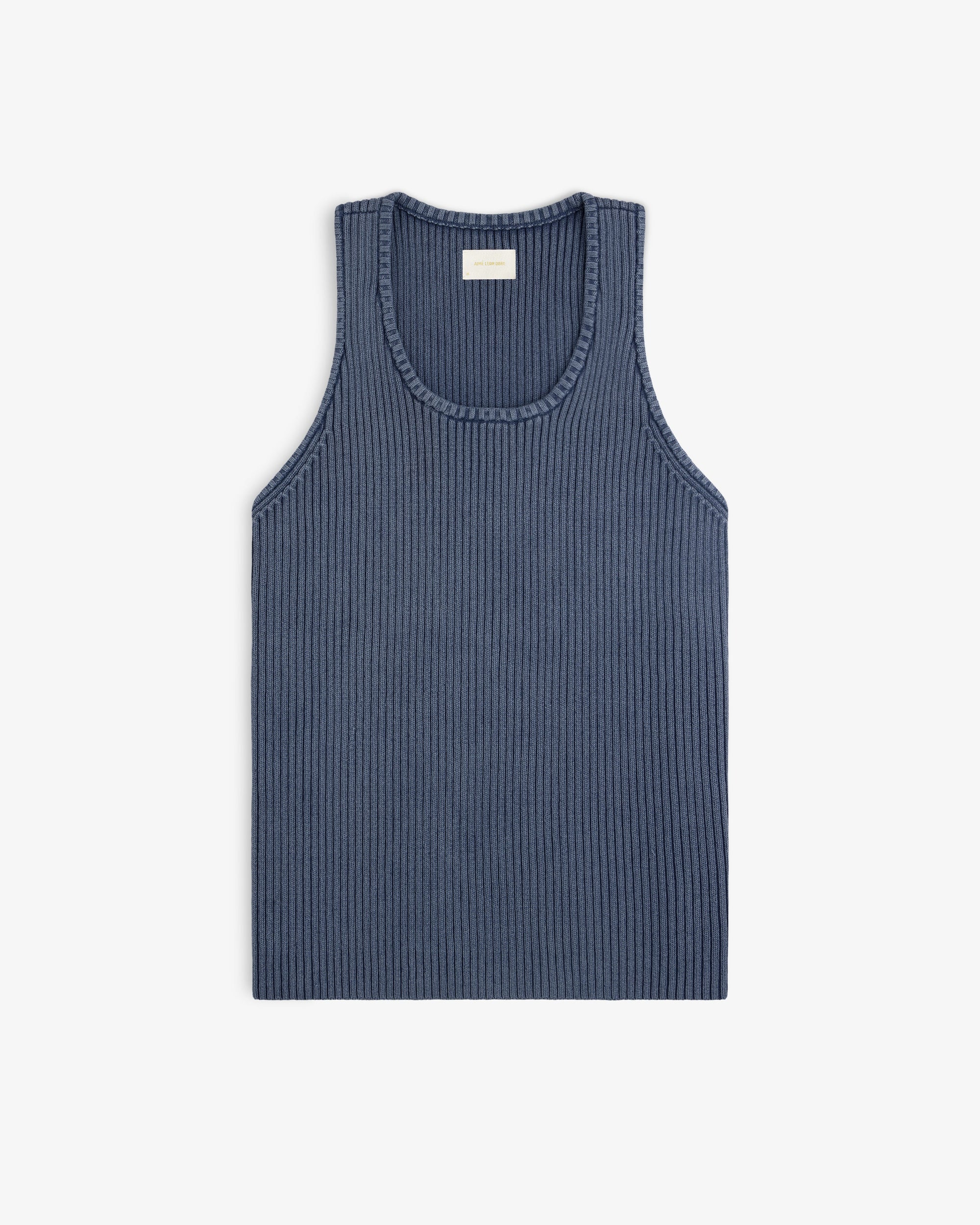 Stone Washed Knit Tank Top Aime leon dore – Гарантія оригінальності – вид ззаду