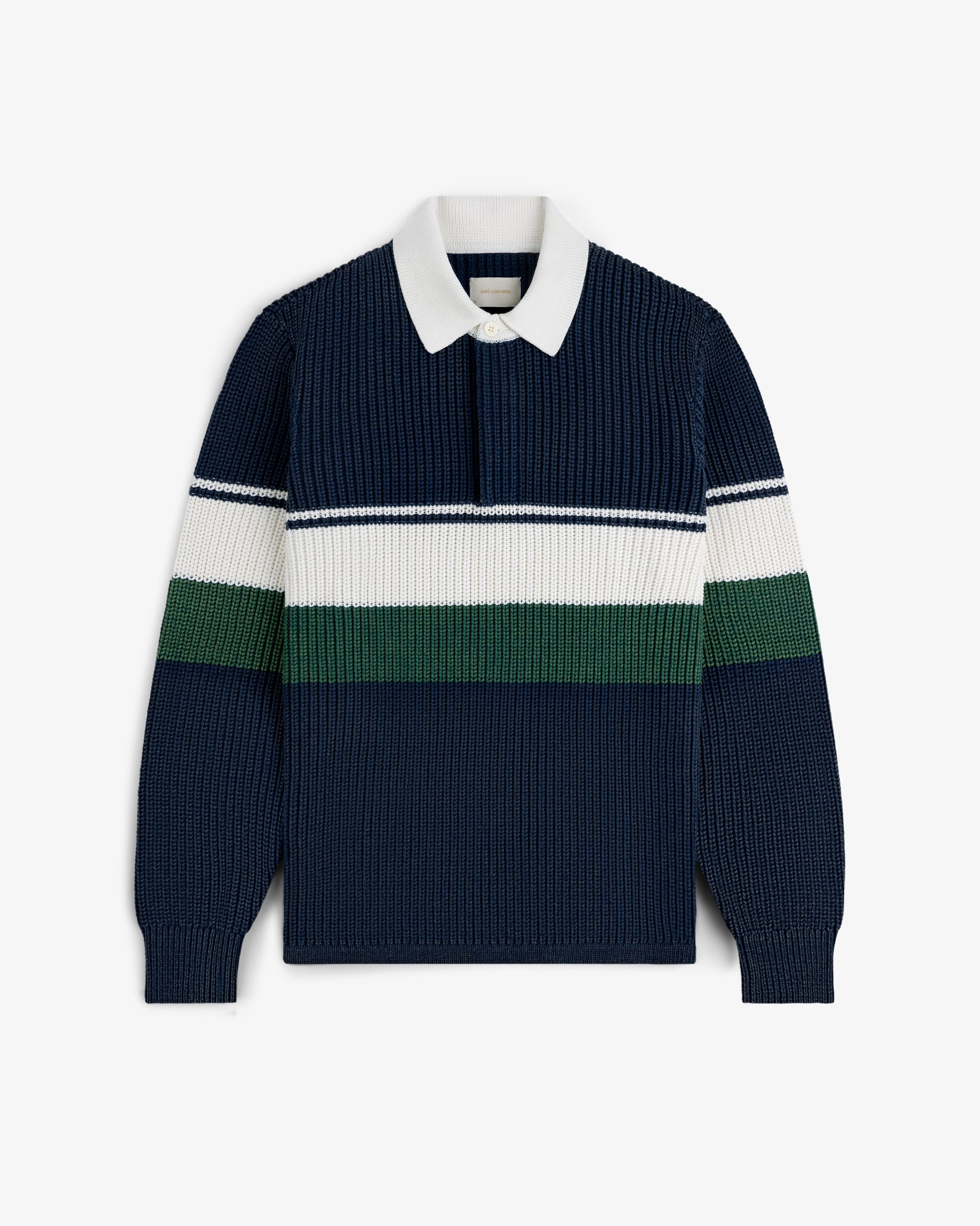 Striped Knit Rugby Aime leon dore оригінал – Купити в Україні – вид ззаду