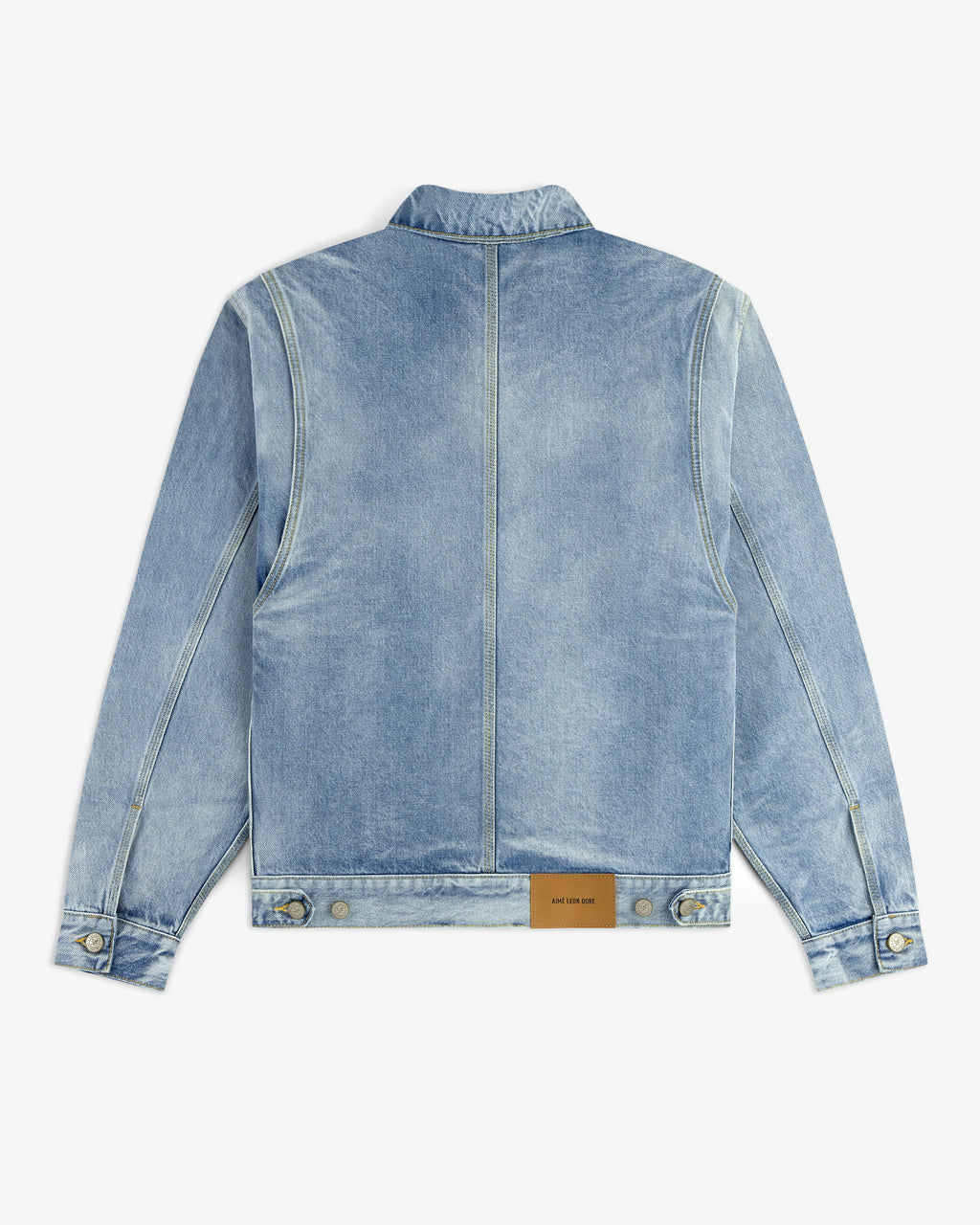Denim Trucker Jacket Aime leon dore – Гарантія оригінальності – збільшений вид