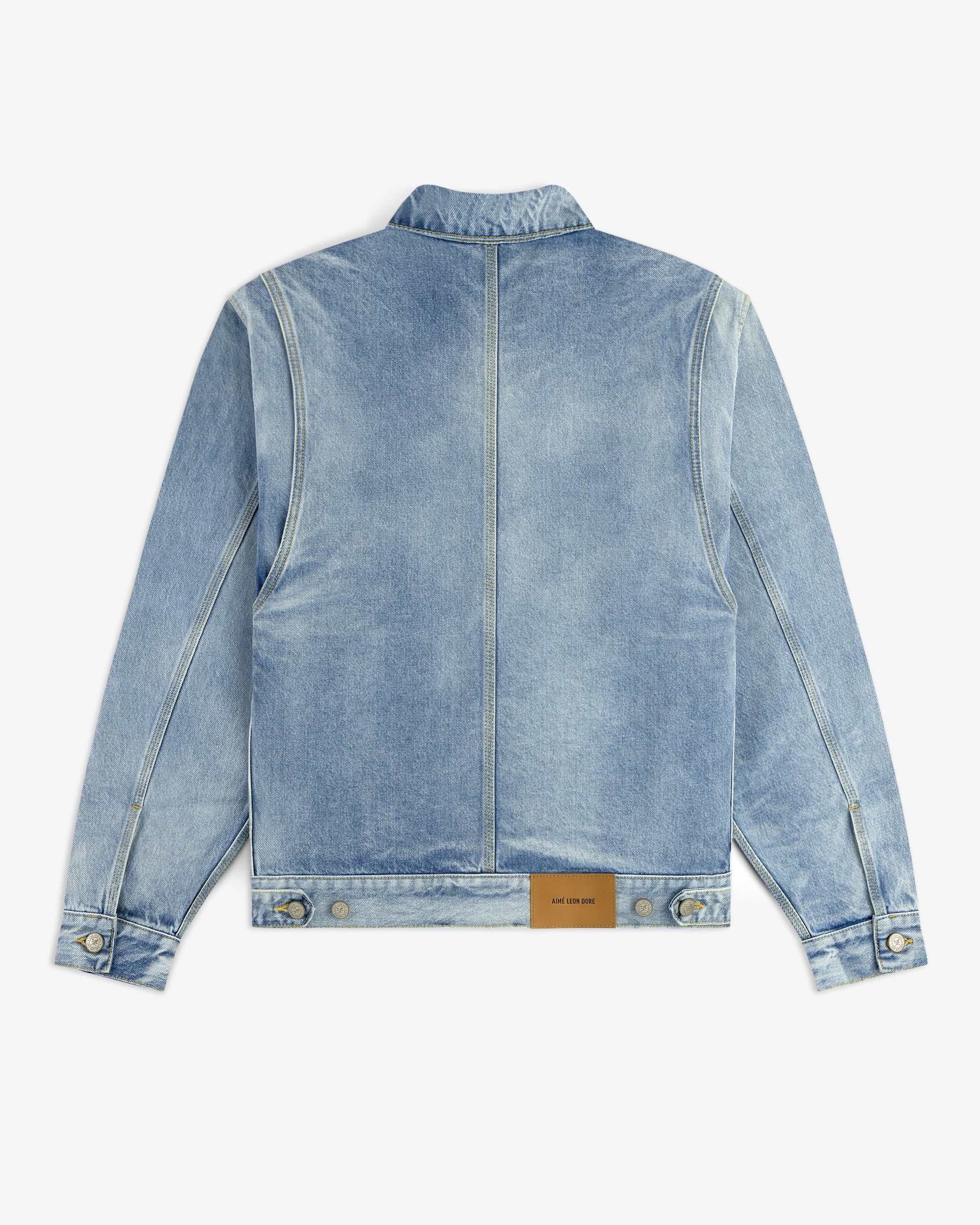 Denim Trucker Jacket Aime leon dore – Гарантія оригінальності – збільшений вид