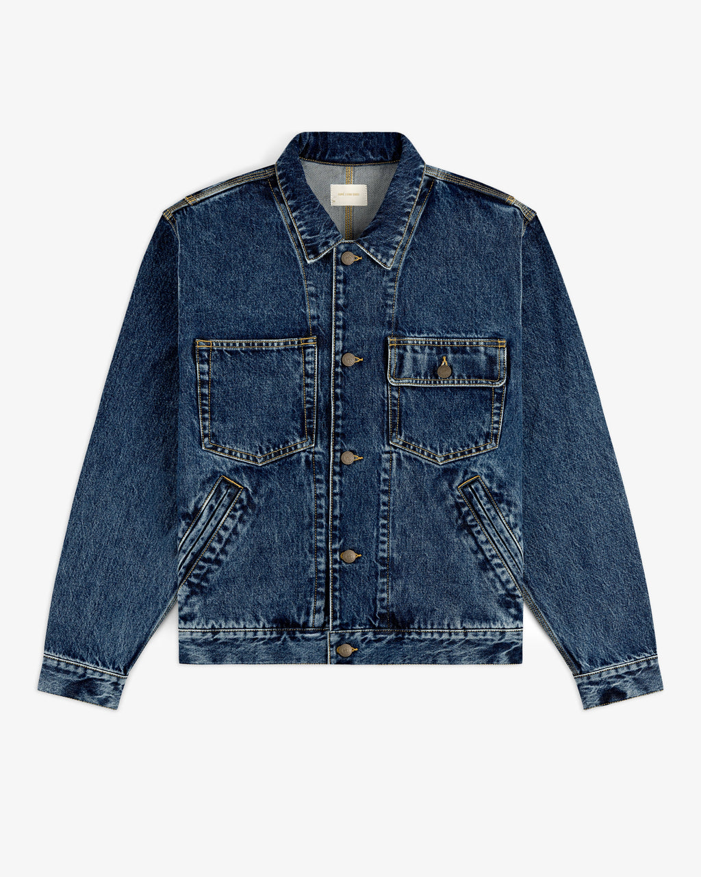 Denim Trucker Jacket Aime leon dore – Гарантія оригінальності – вид ззаду