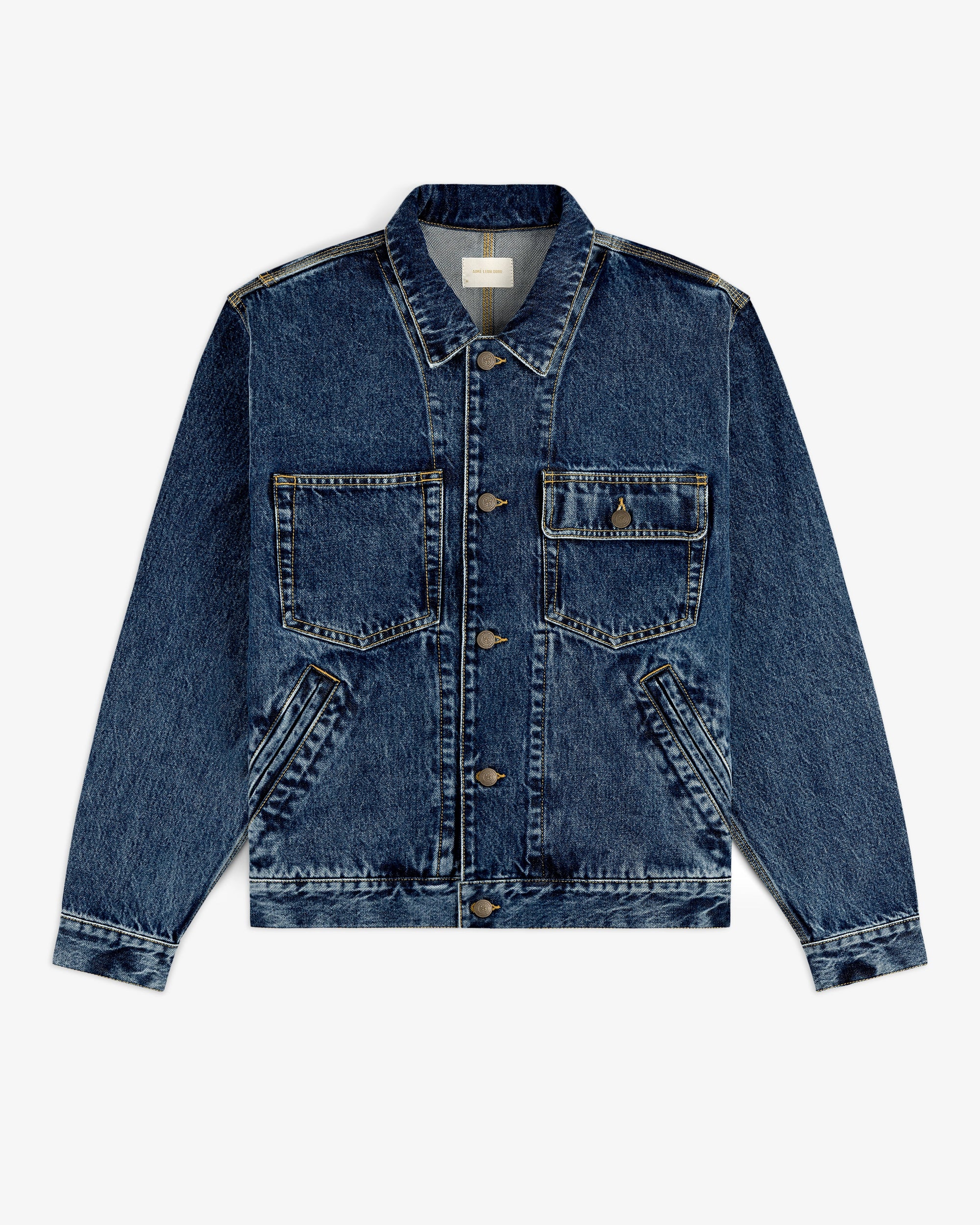 Denim Trucker Jacket Aime leon dore – Гарантія оригінальності – вид ззаду