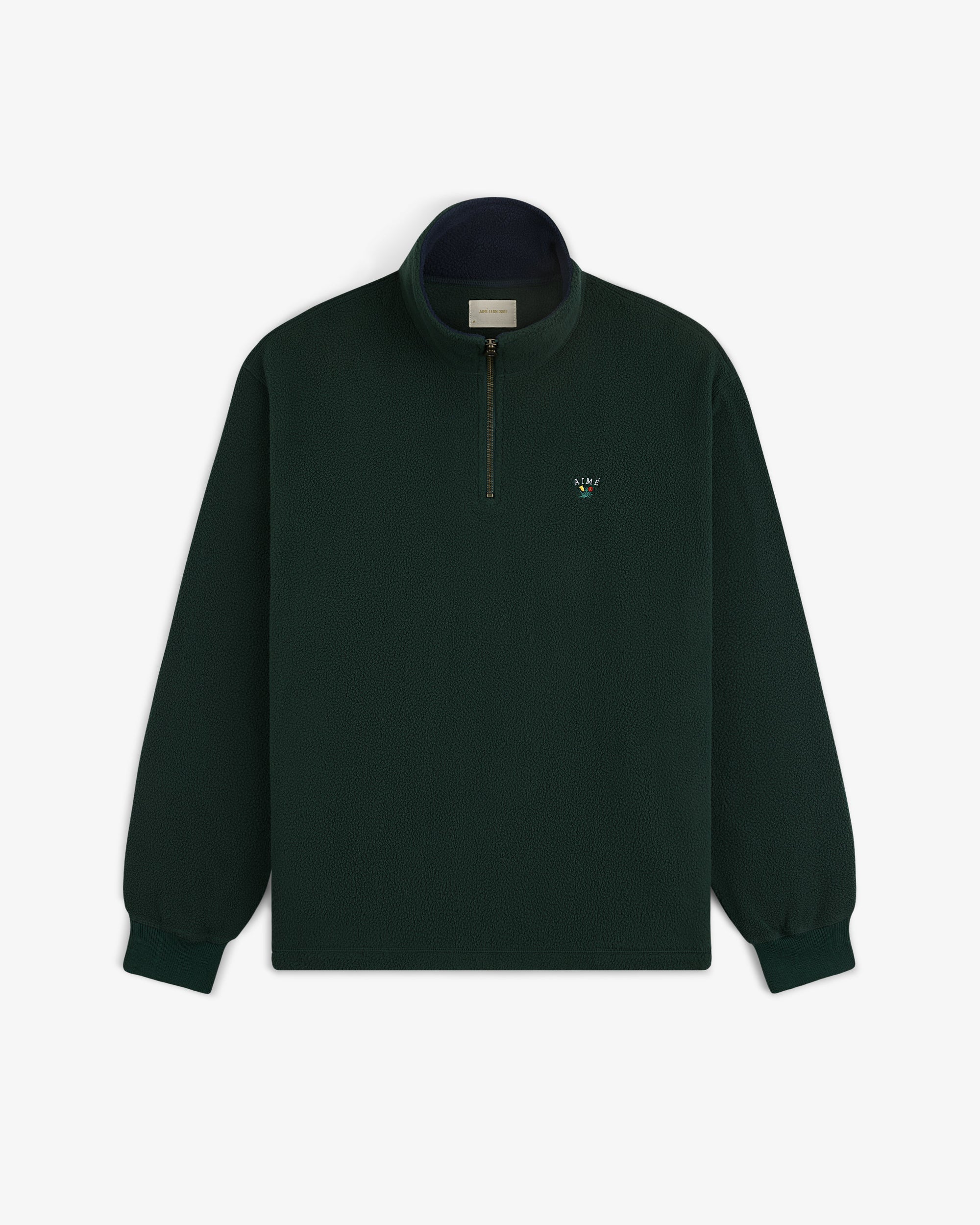 Оригінальна Crest Quarter-Zip Fleece Pullover Aime leon dore – вид ззаду