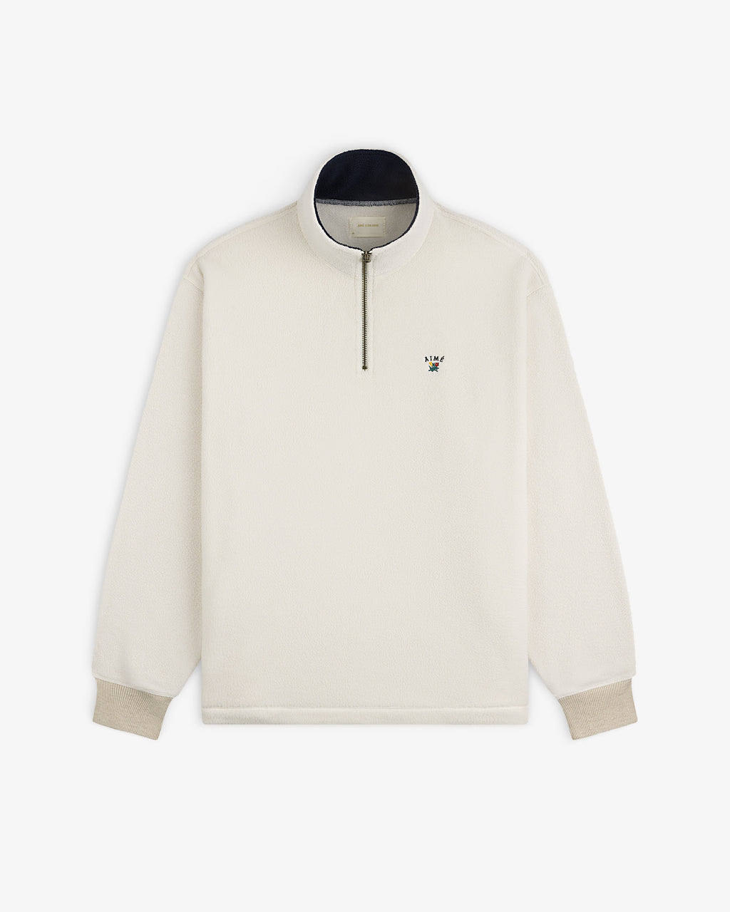 Оригінальна Crest Quarter-Zip Fleece Pullover Aime leon dore – вид ззаду