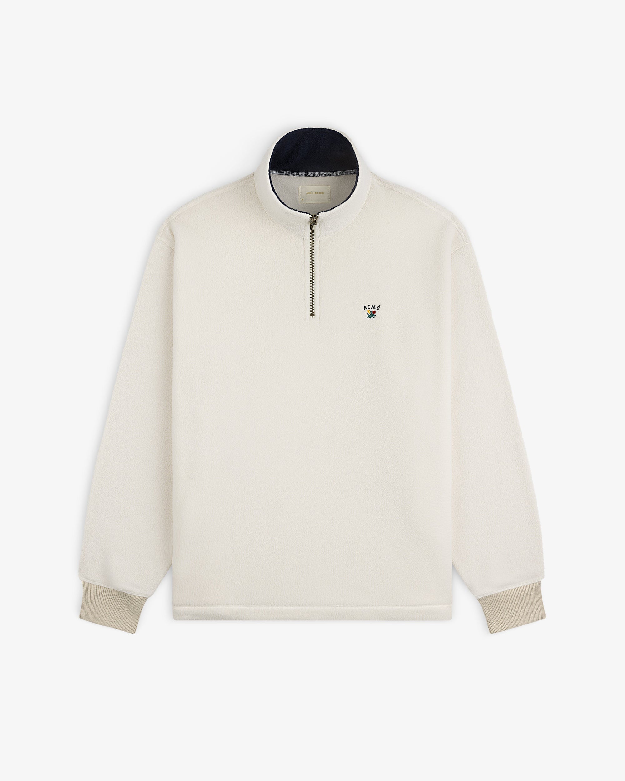 Оригінальна Crest Quarter-Zip Fleece Pullover Aime leon dore – вид ззаду