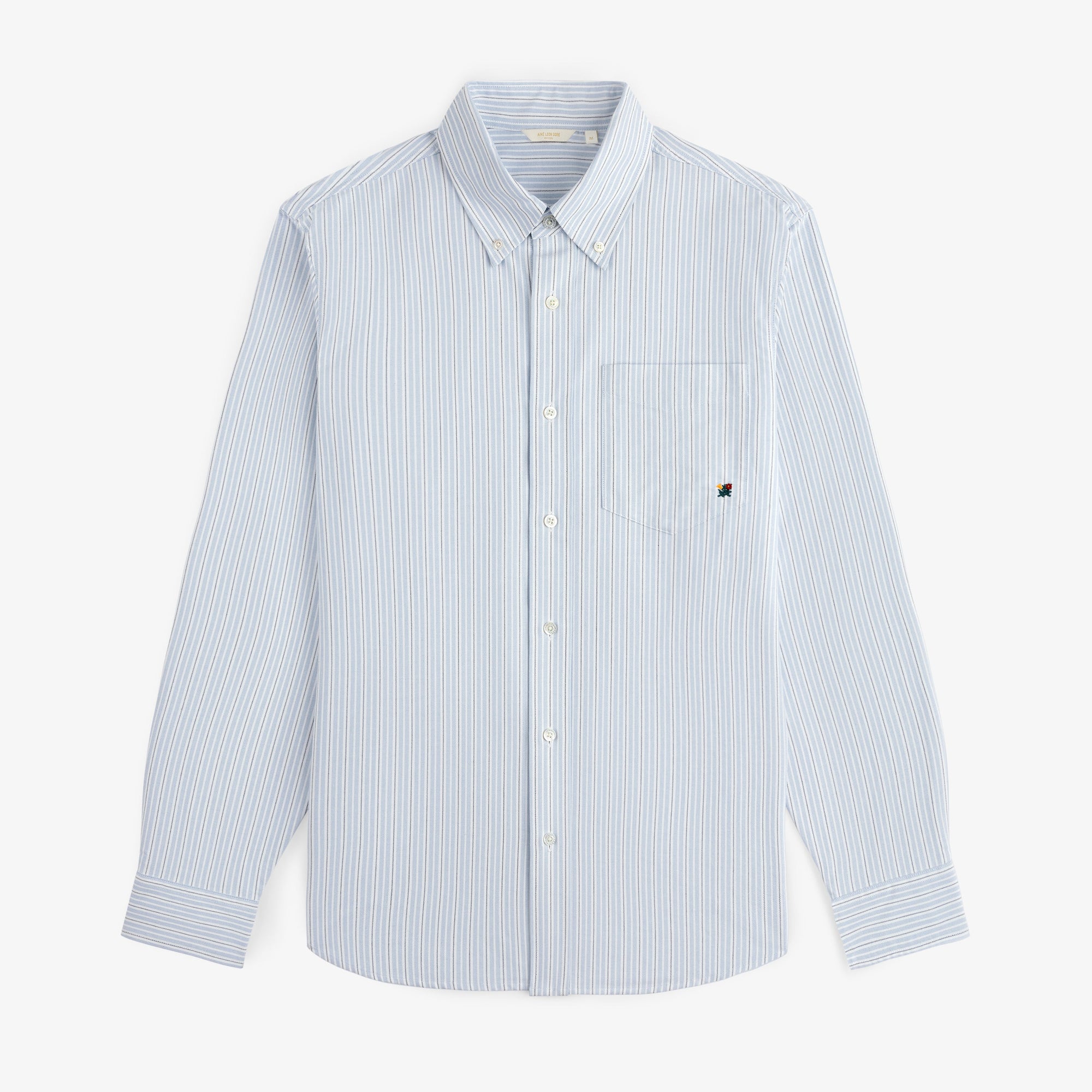 Yarn Dyed Striped Crest Shirt Aime leon dore – Гарантія оригінальності – боковий вид