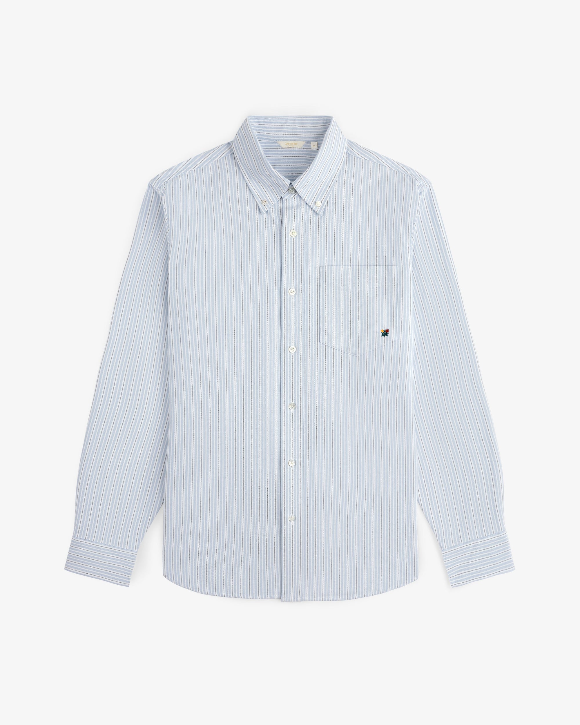 Yarn Dyed Striped Crest Shirt Aime leon dore – Гарантія оригінальності – вид ззаду