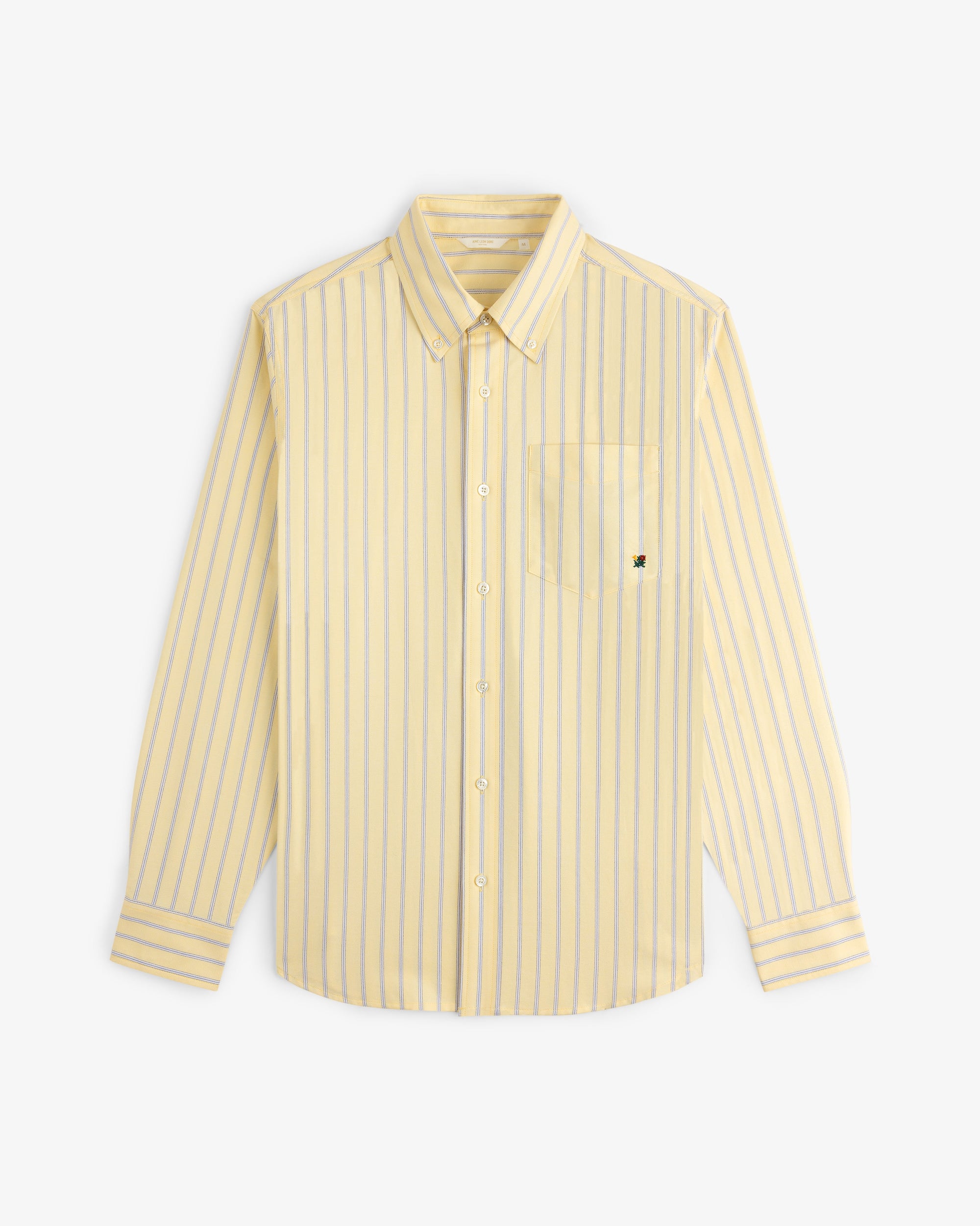 Yarn Dyed Striped Crest Shirt Aime leon dore – Гарантія оригінальності – вид ззаду